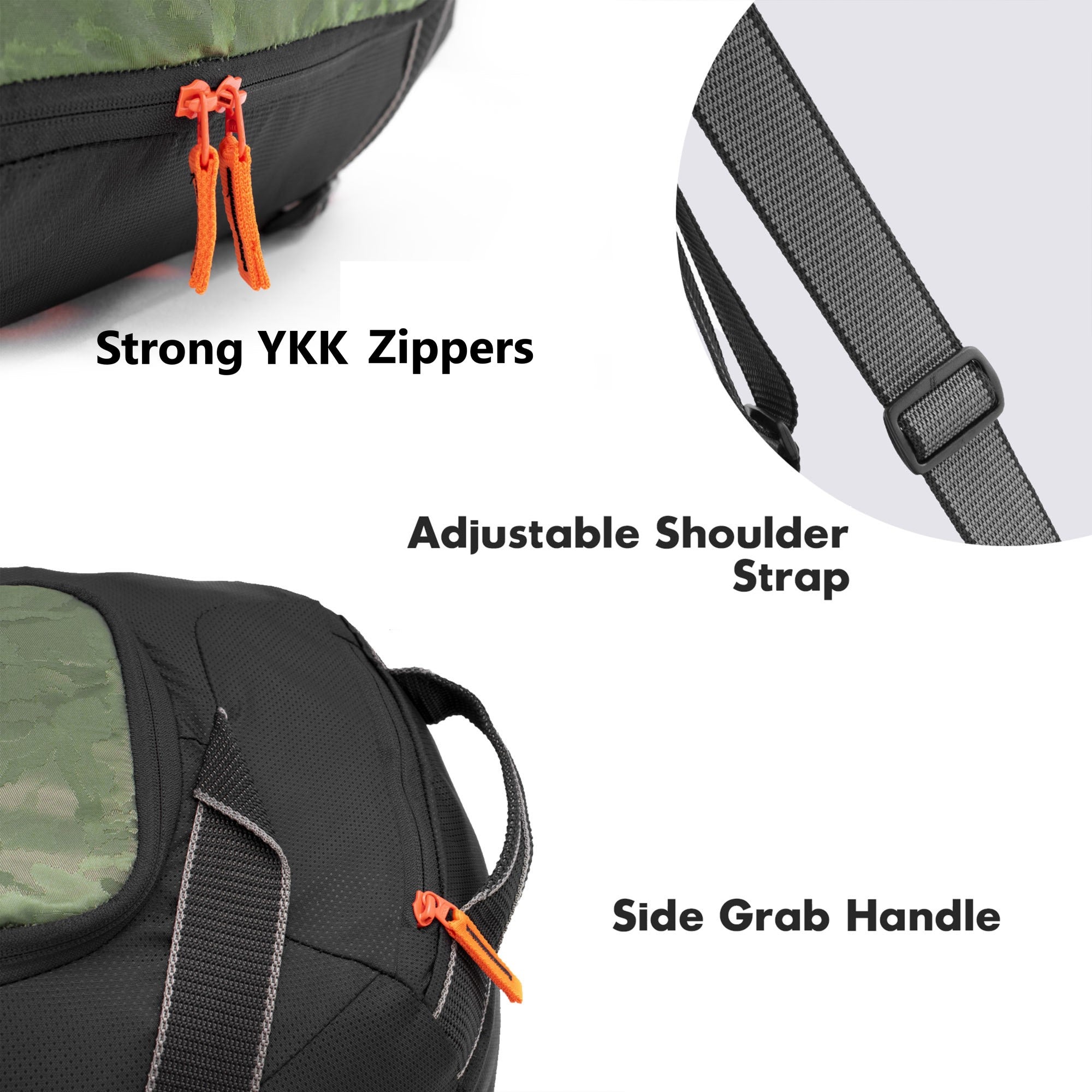 Weekend Sports Duffel - Black Green