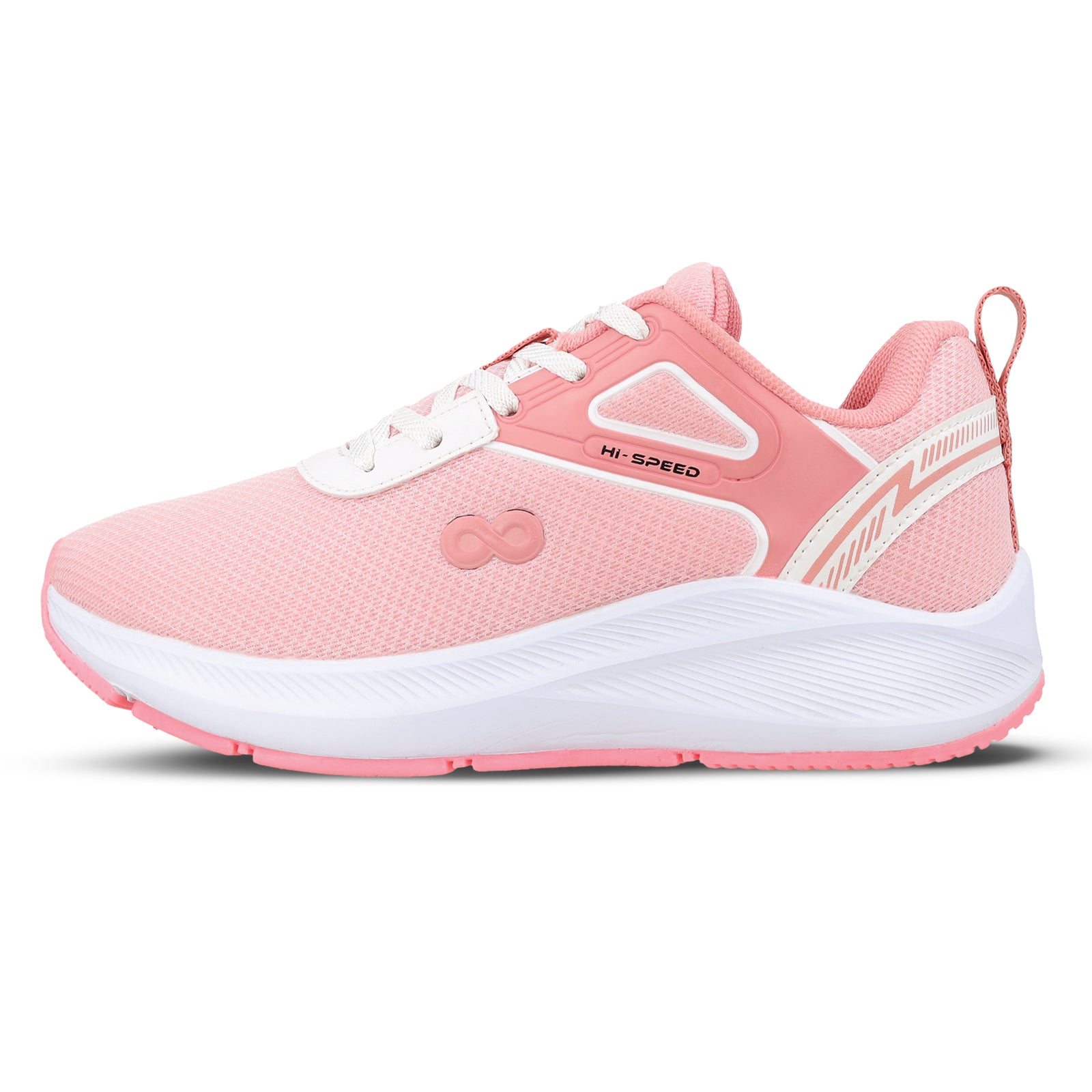 Women's Lace-up Sports Shoe WS9922 Peach