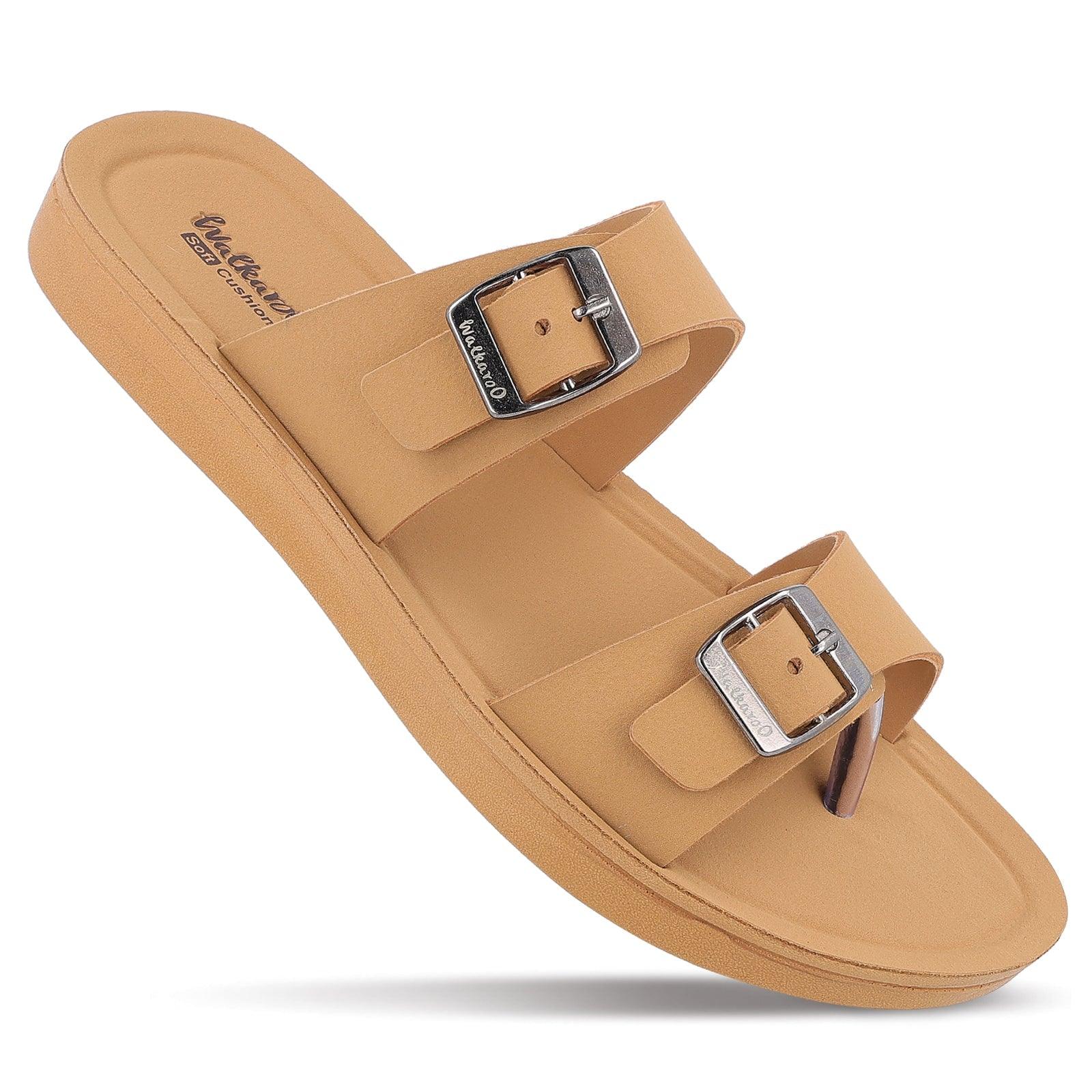 Buy Beige Women's Sandals WL7581 Online at Best Price in India