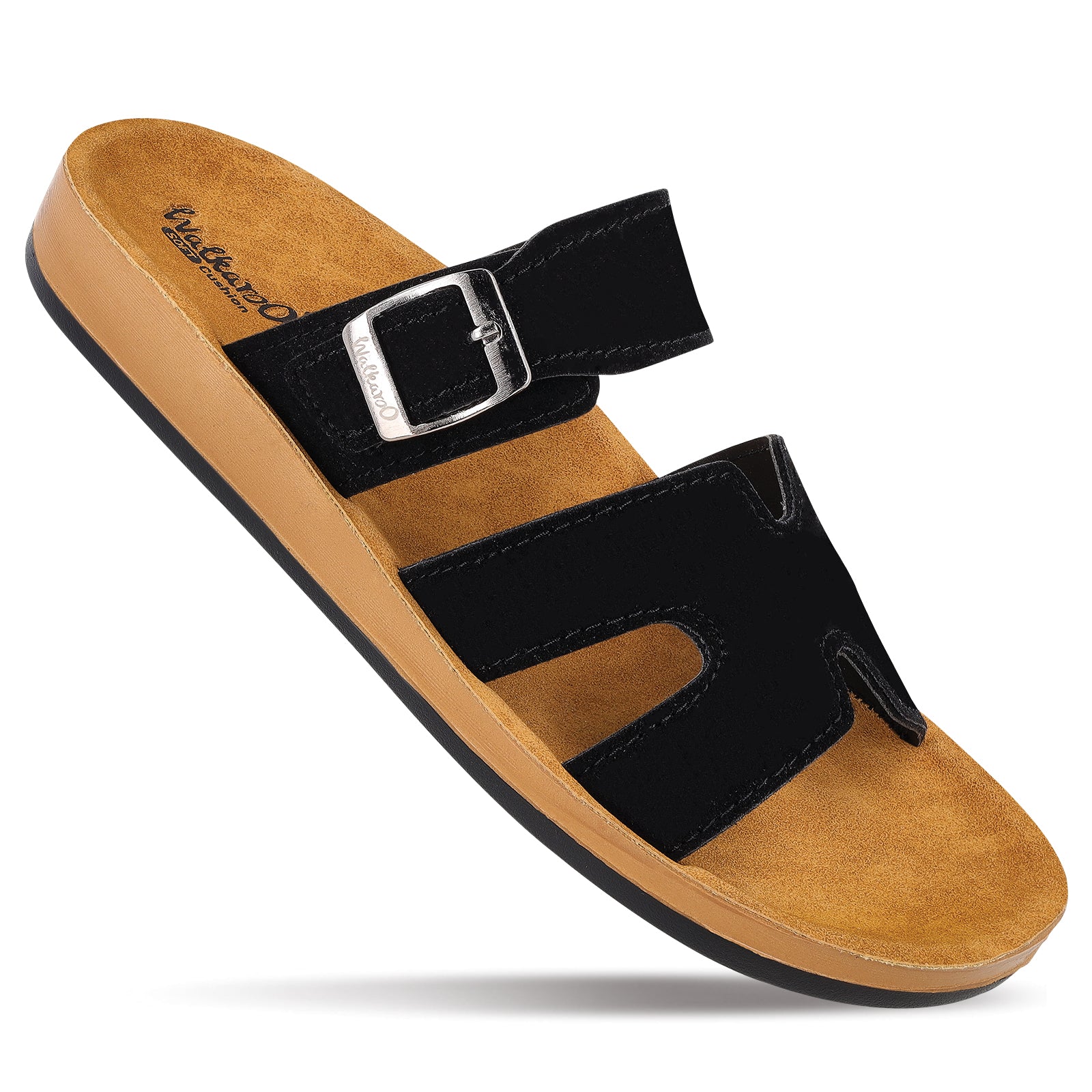 Women's Daily Wear Sandals - WLP72009 Black Beige