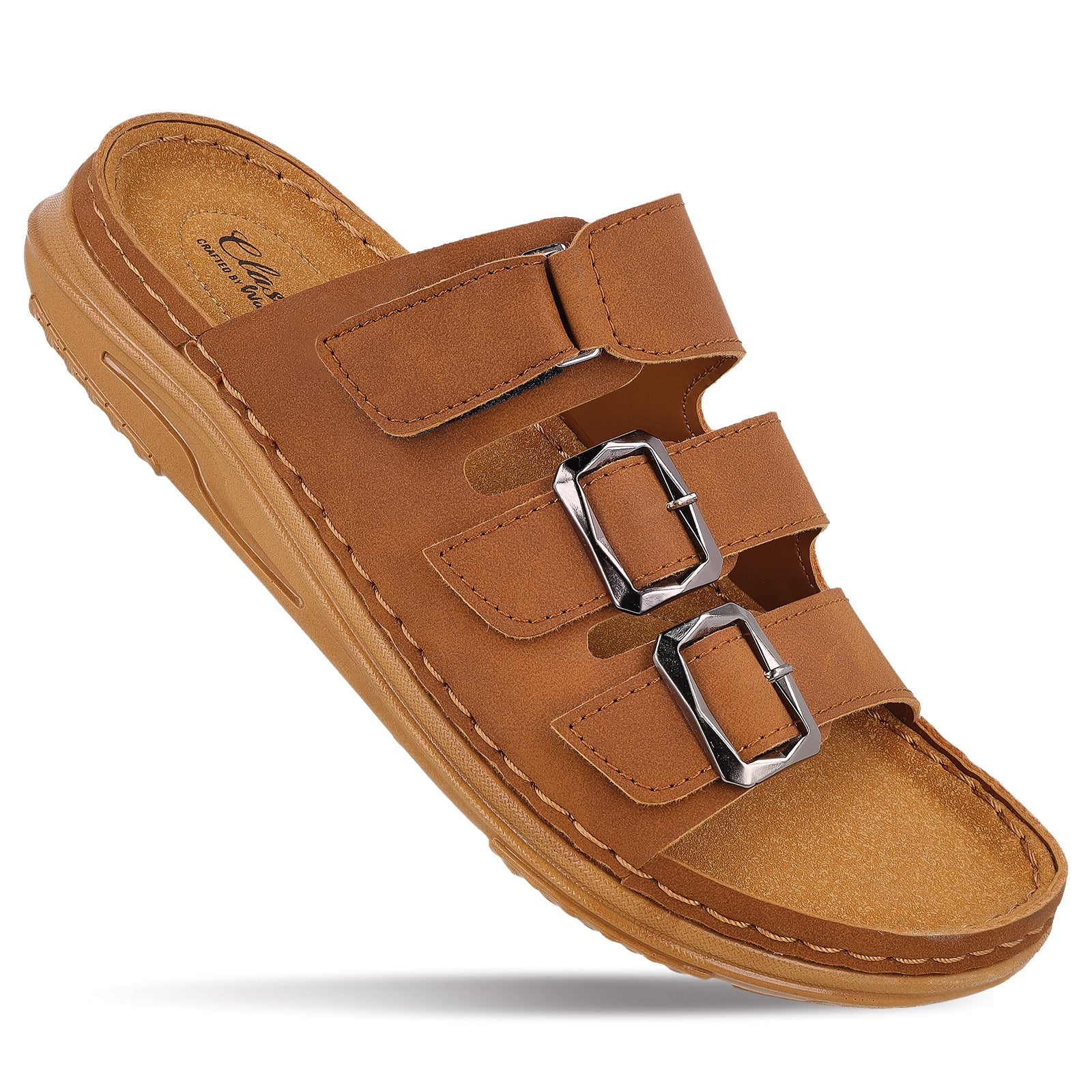 Men's Daily Wear Comfort Sandals - WGP53053 Tan