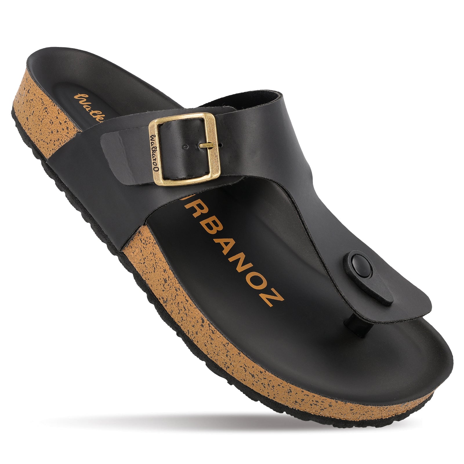 Buy URBANOZ Men's Comfort Sandals - WGE53242 Full Black Online