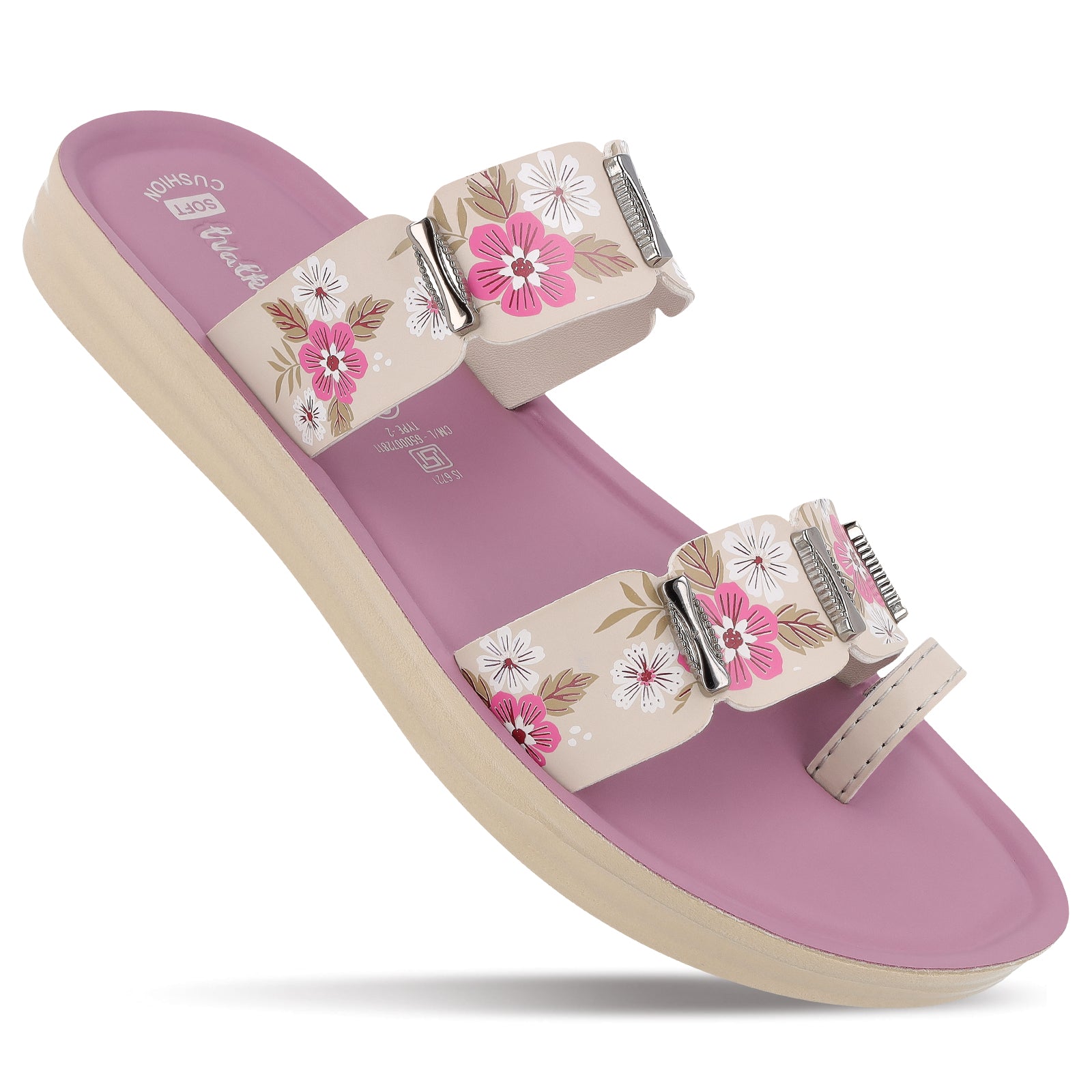 Women's Daily Wear Sandals WLR74018 Mauve