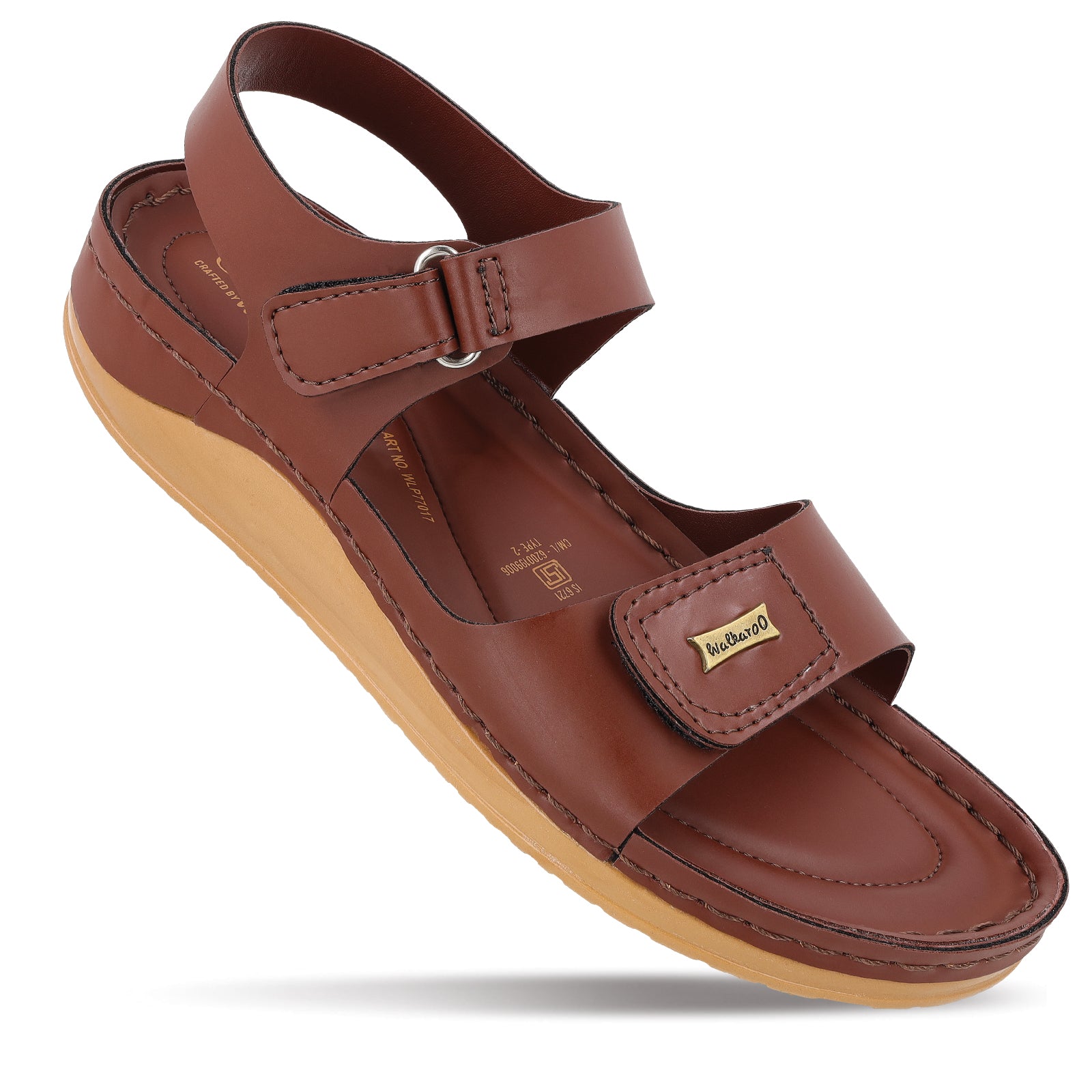 Women's Daily Wear Comfort Sandals - WLP77017 Brown