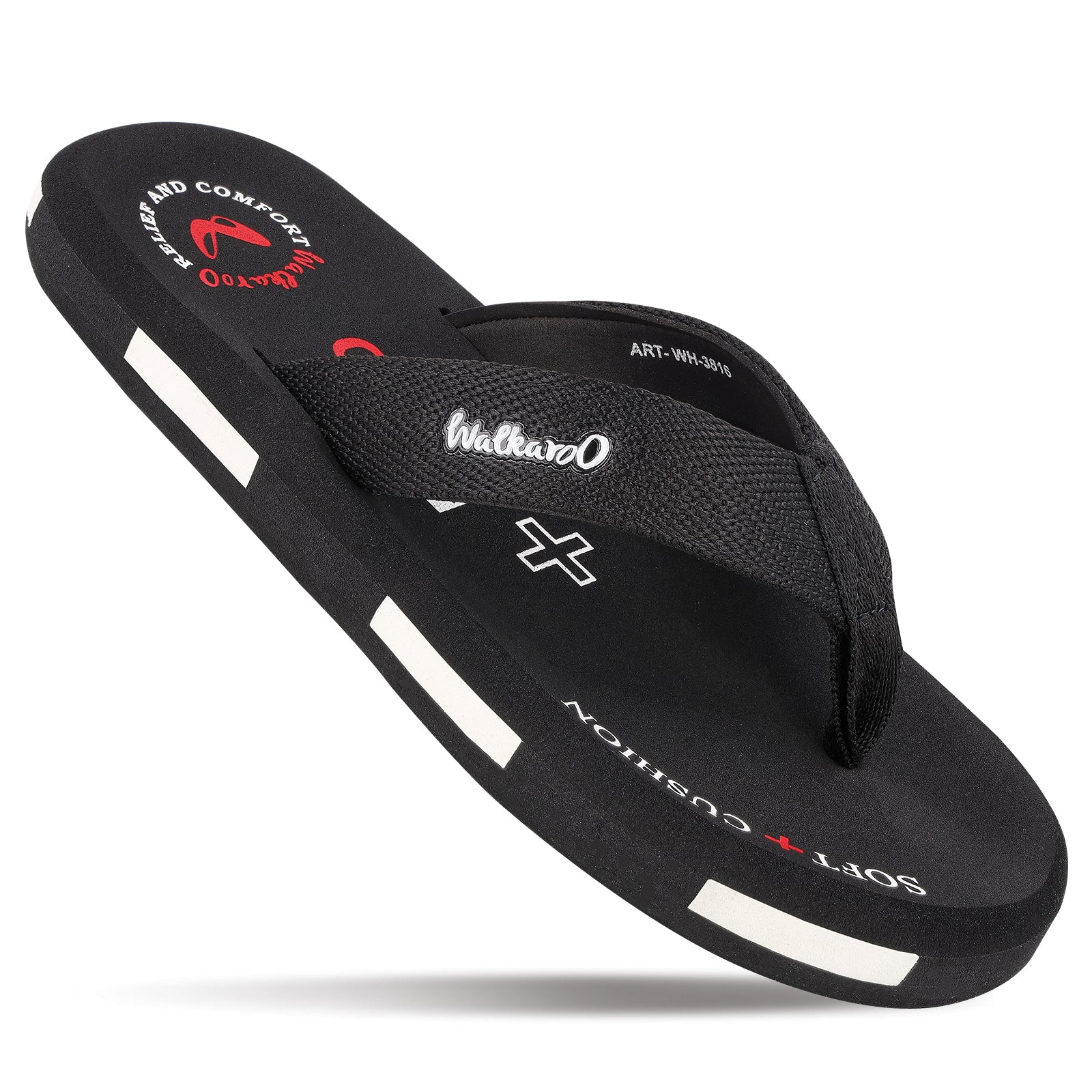 Men's Care Plus Flip-Flop - WH3816 Black