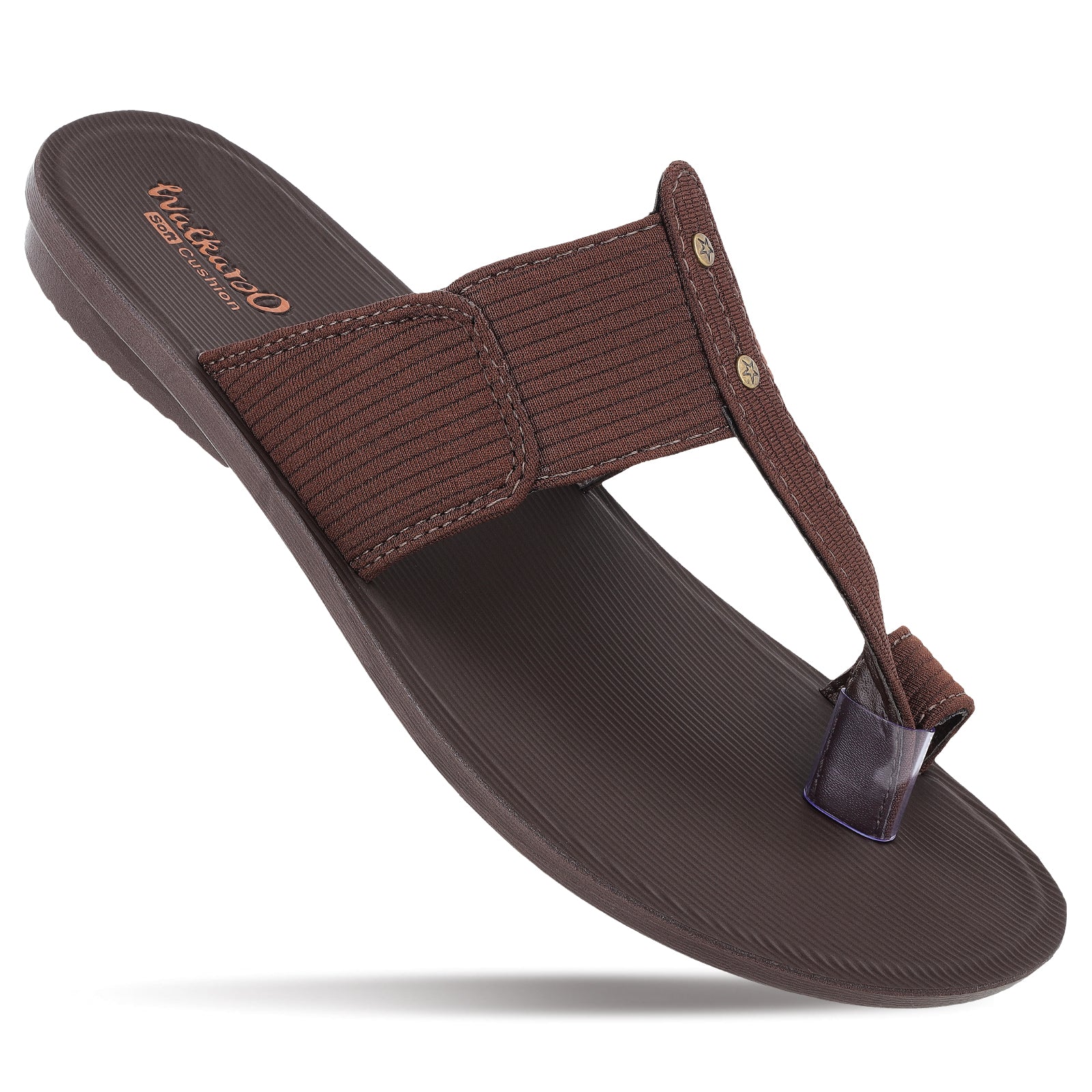 Men's Traditional Chappal WGR53158 Brown - Main Image