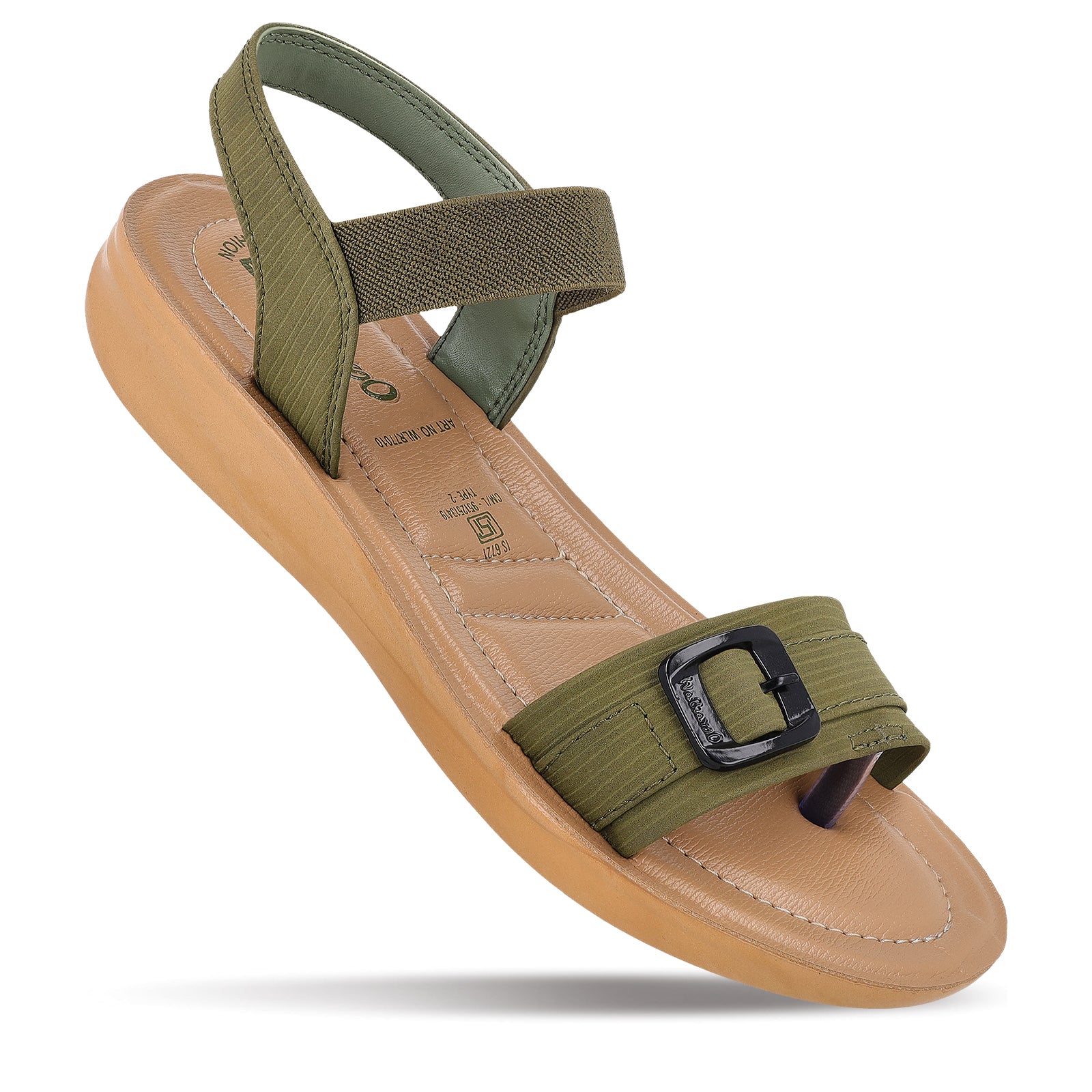 Women's Daily Wear Sandals - WLR77010 Olive Beige