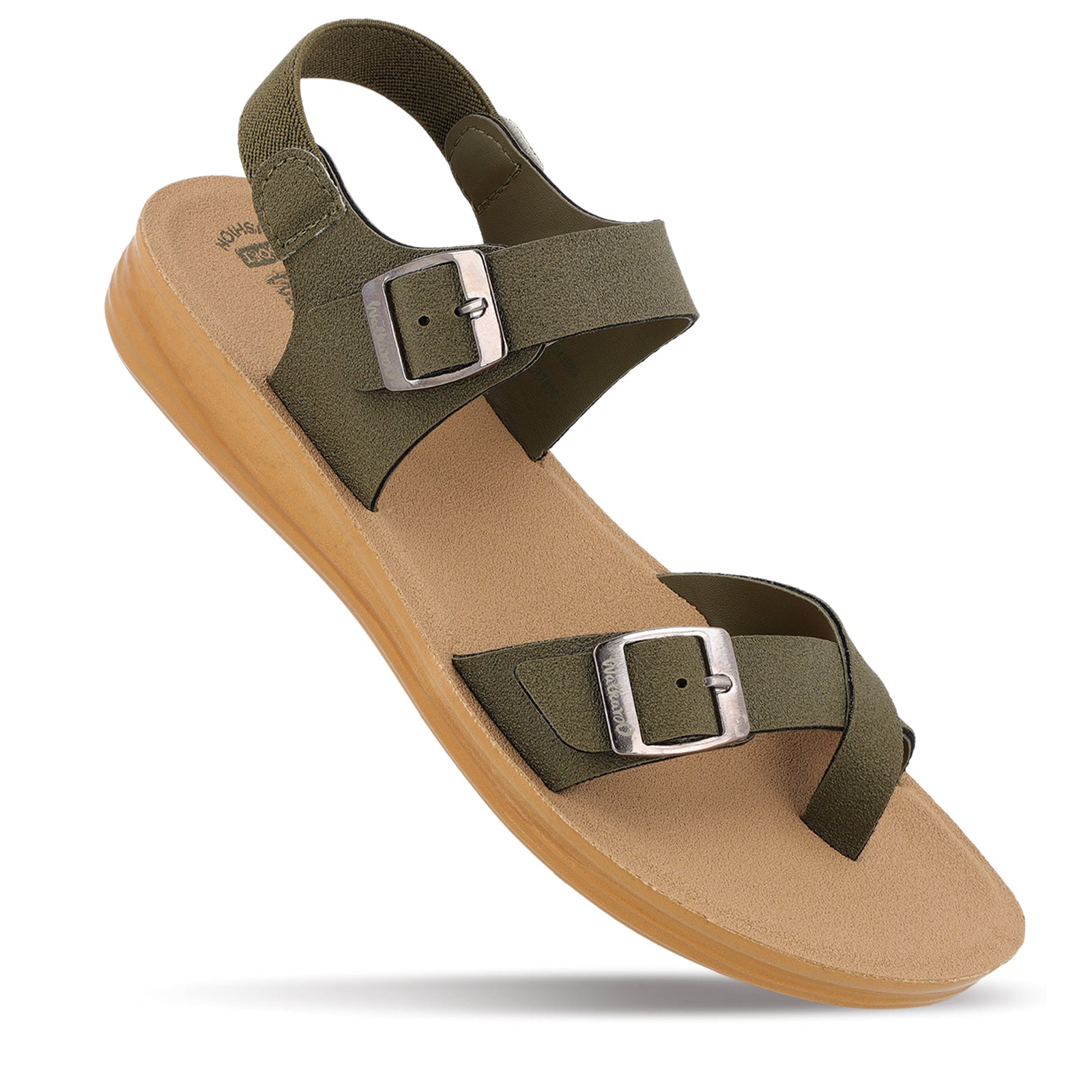 Women's Daily Wear Sandals - WLR78001 Green Beige