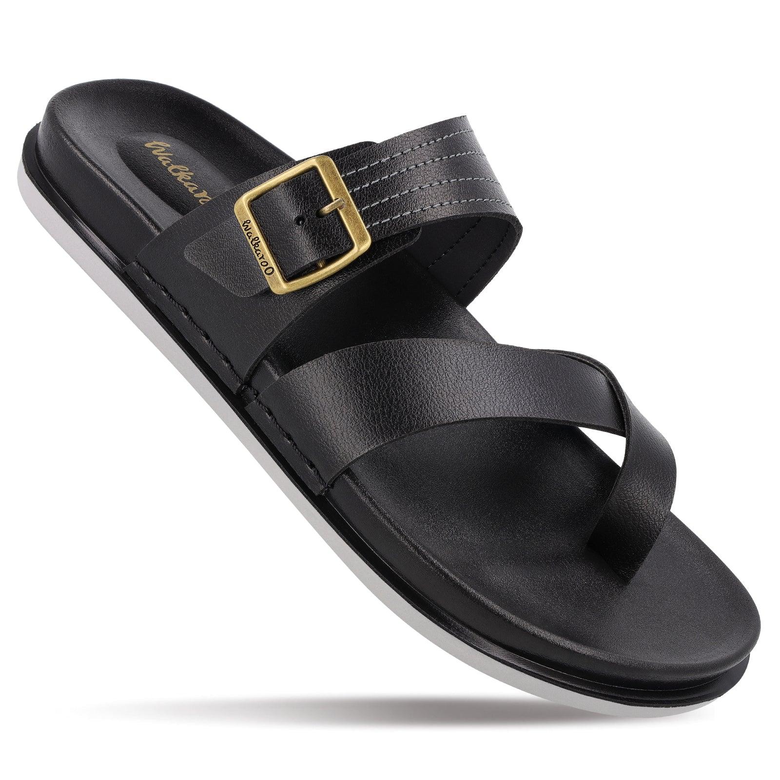 Men's Daily Wear Comfort Sandals WE1353 Black - Main Image