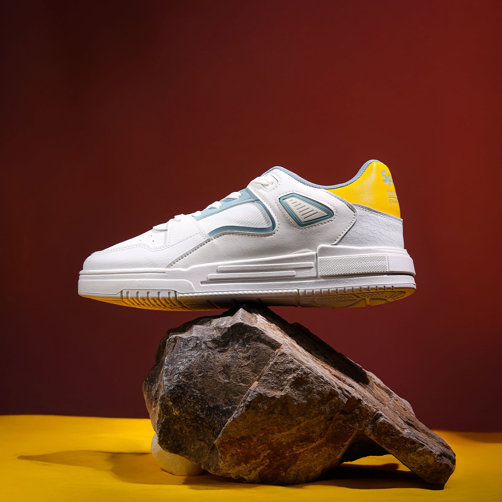 Men's Sports Sneakers - SGE24007 White Blue