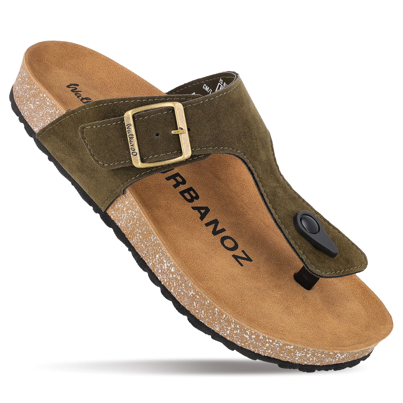 URBANOZ Men's Comfort Sandals - WGE53242 Olive