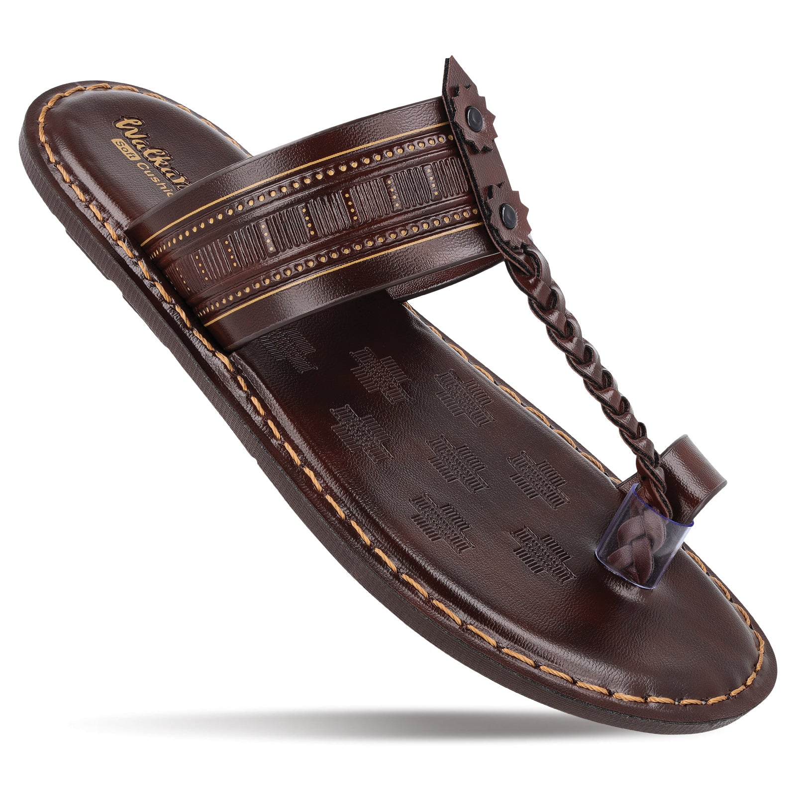 Men's Daily Wear Sandals - WGR53346 Brown