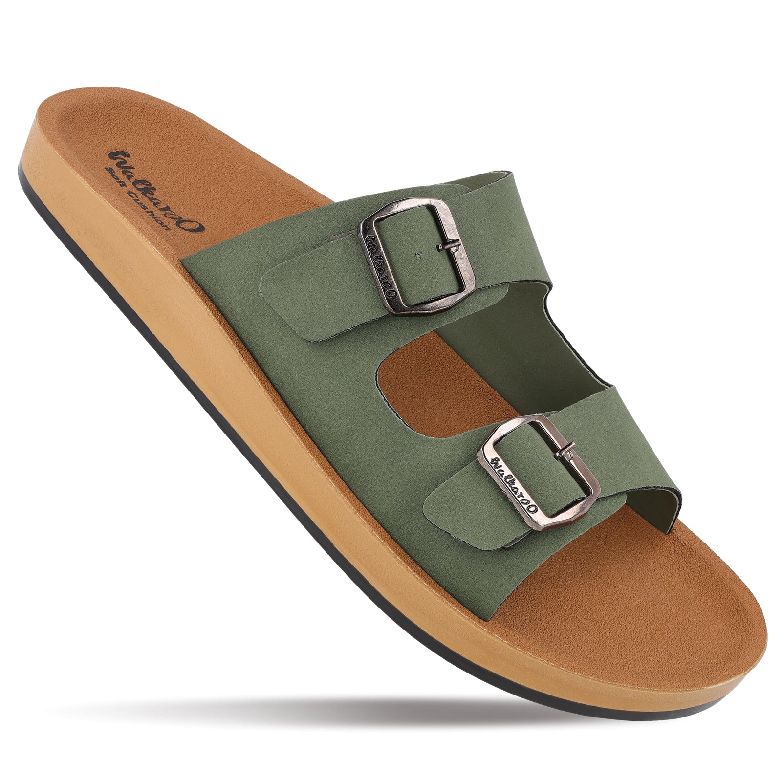 Buy Men's Daily Wear Sandals WE1333 Olive Online at Best Price in