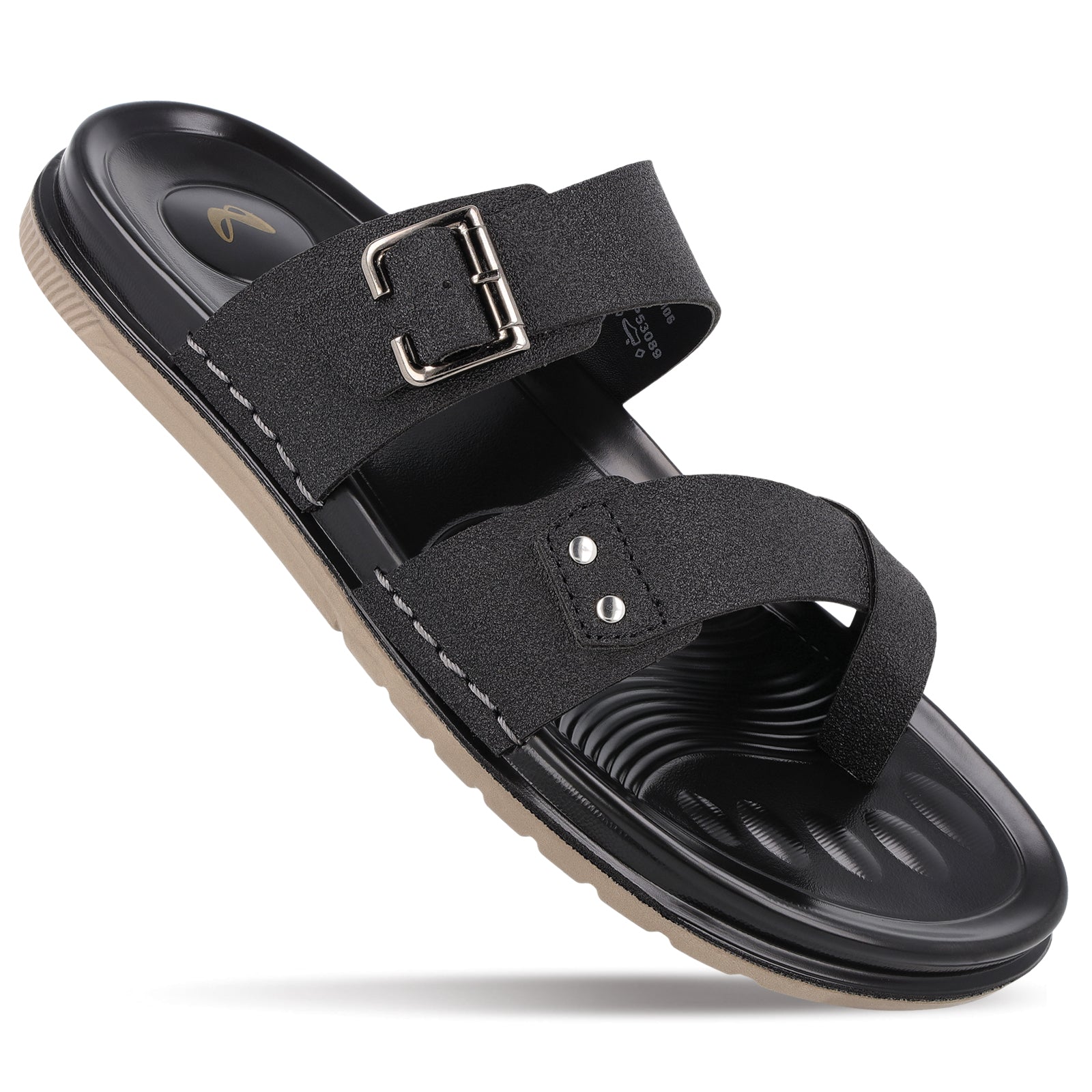 Men's Daily Wear Comfort Sandals - WGP53089 Black