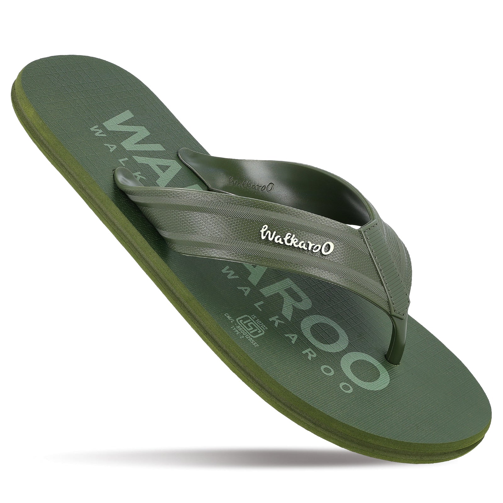 Men's Hawai Slippers - HG201 Olive