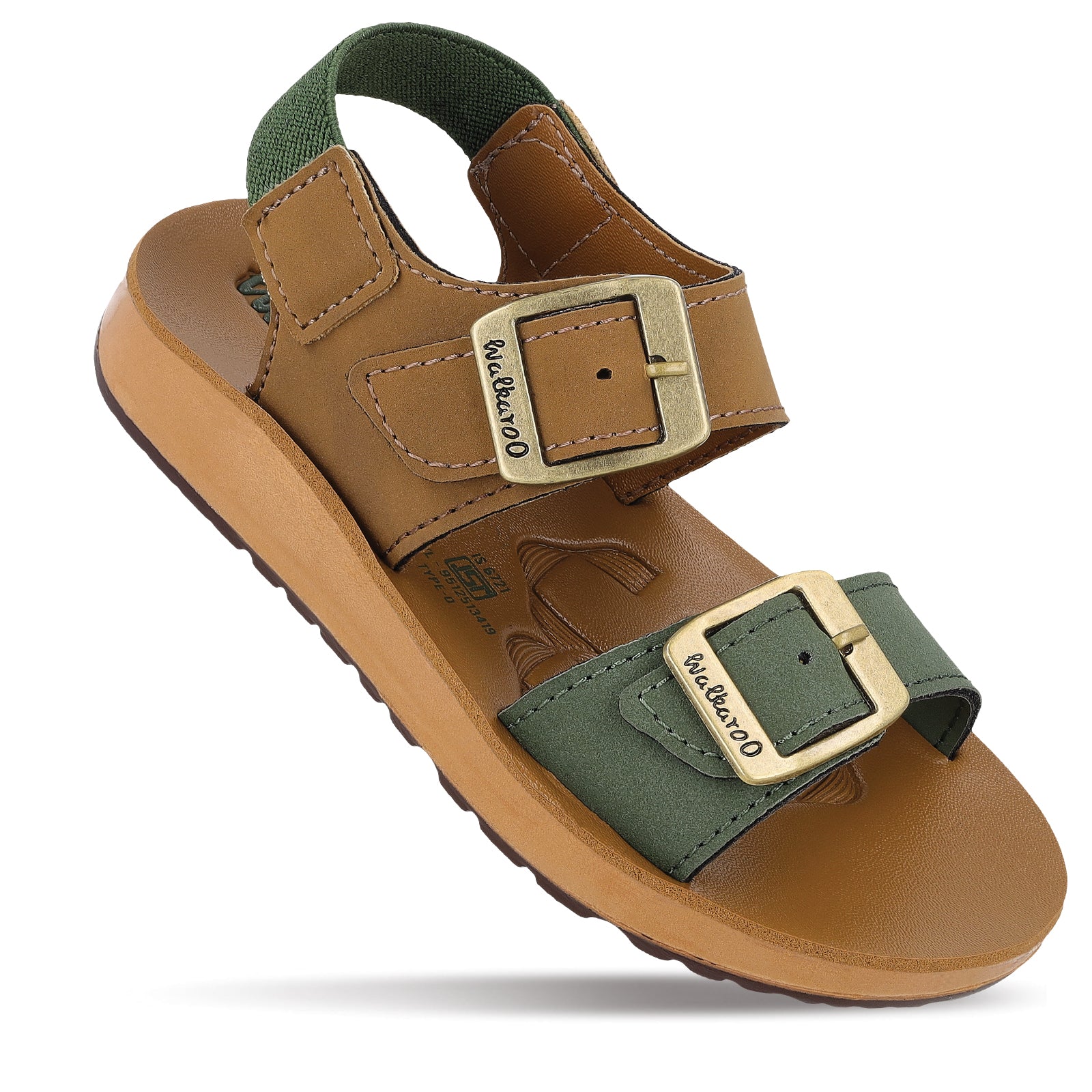 Kid's Daily Wear Sandal - WK733 Olive