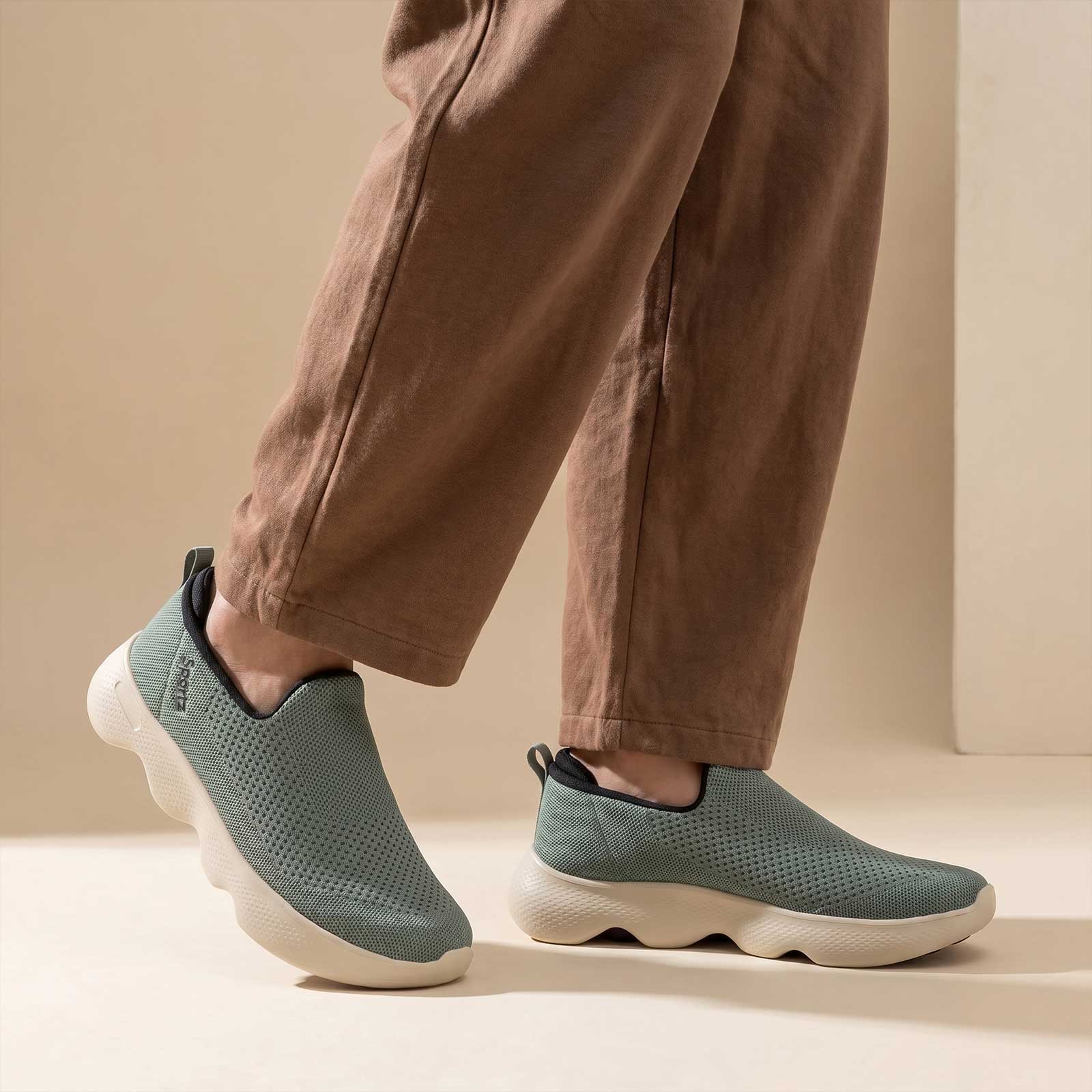 Men's Slip-On Sports Shoe -ONG97002 Olive