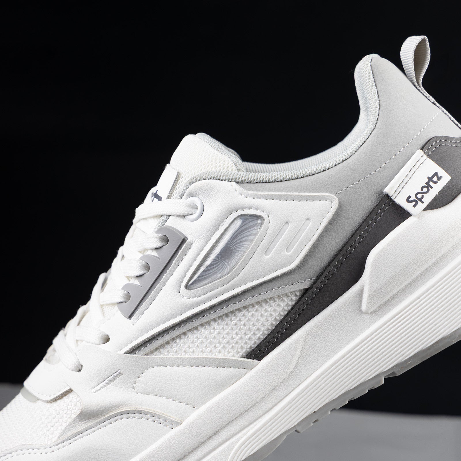 Men's Sports Sneakers - WY3496 White Grey