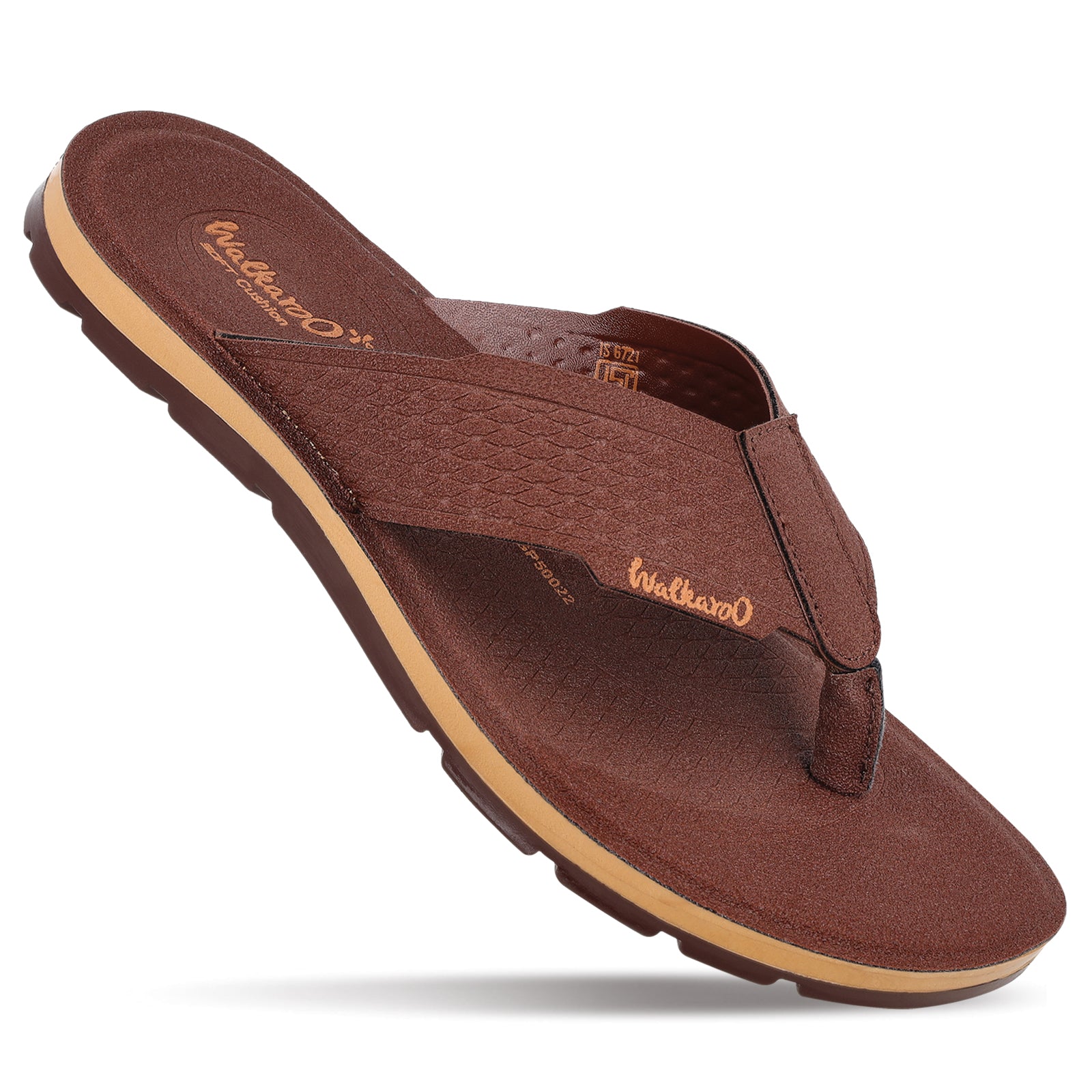 Men's Daily Wear V-Strap Sandals - WGP50022 Brown