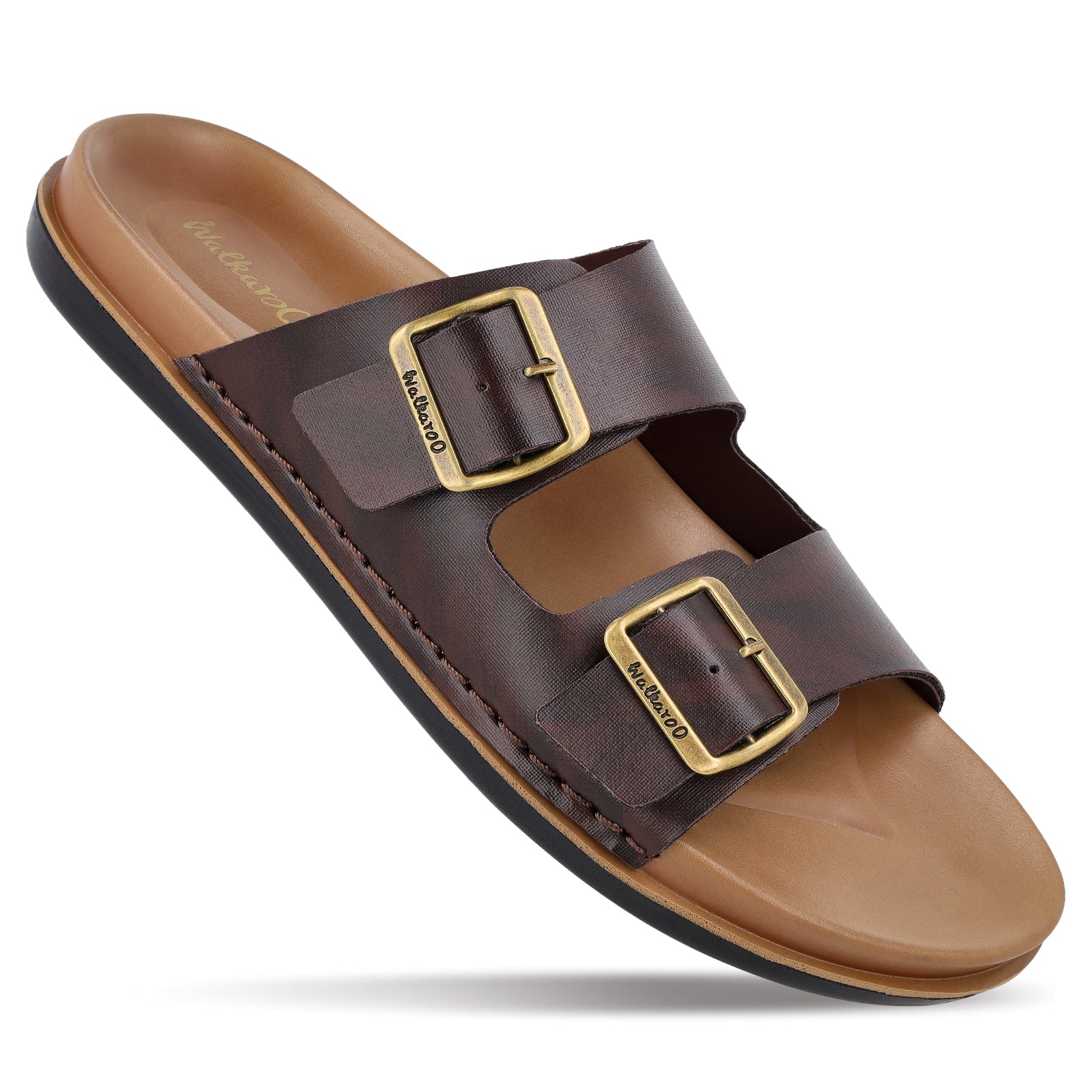 Shop Men's Daily Wear Comfort Sandals WE1337 Brown Online