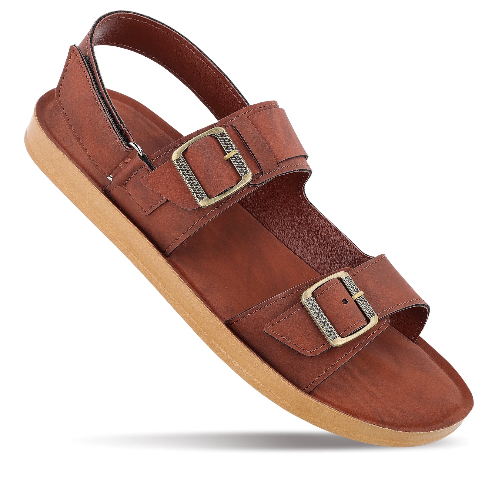 Men's Daily Wear Sandals - WGR58001 Barn Red