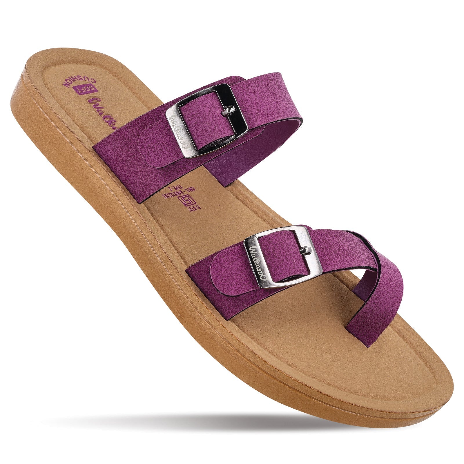 Women's Daily Wear Sandals - WL7645 Plum