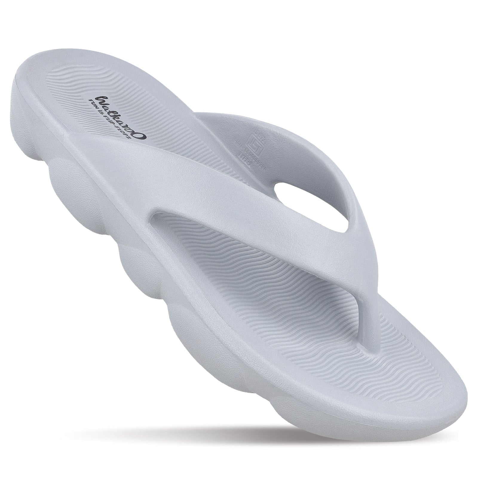 Men's Flip-Flop Slippers - WC8789 Light Grey