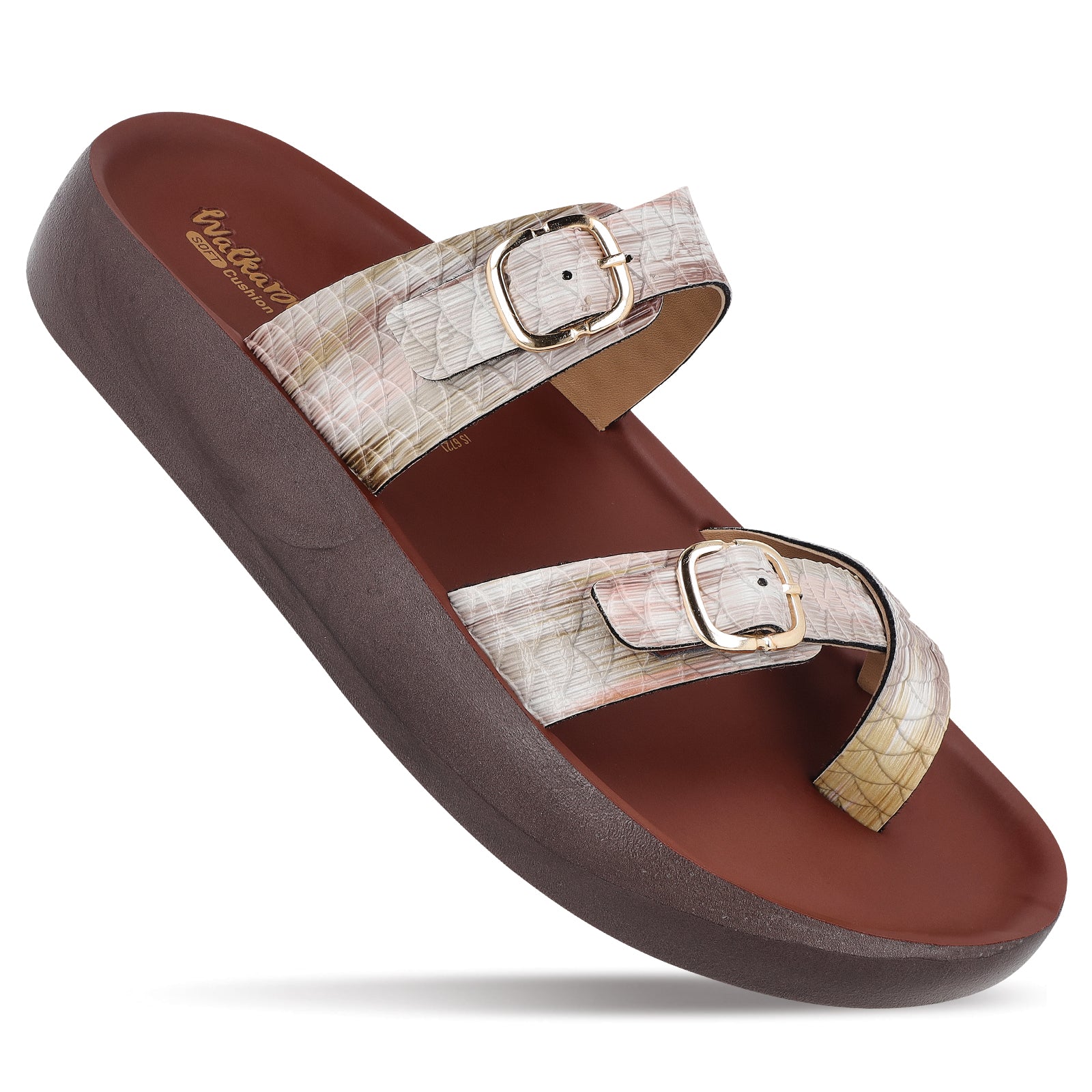 Women's Daily Wear Sandals - WLP72046 Brown