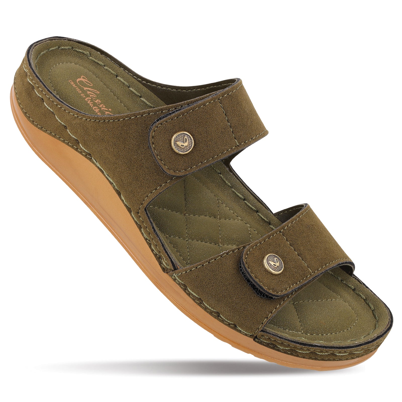 Women's Daily Wear Comfort Sandals WLP74009 Olive