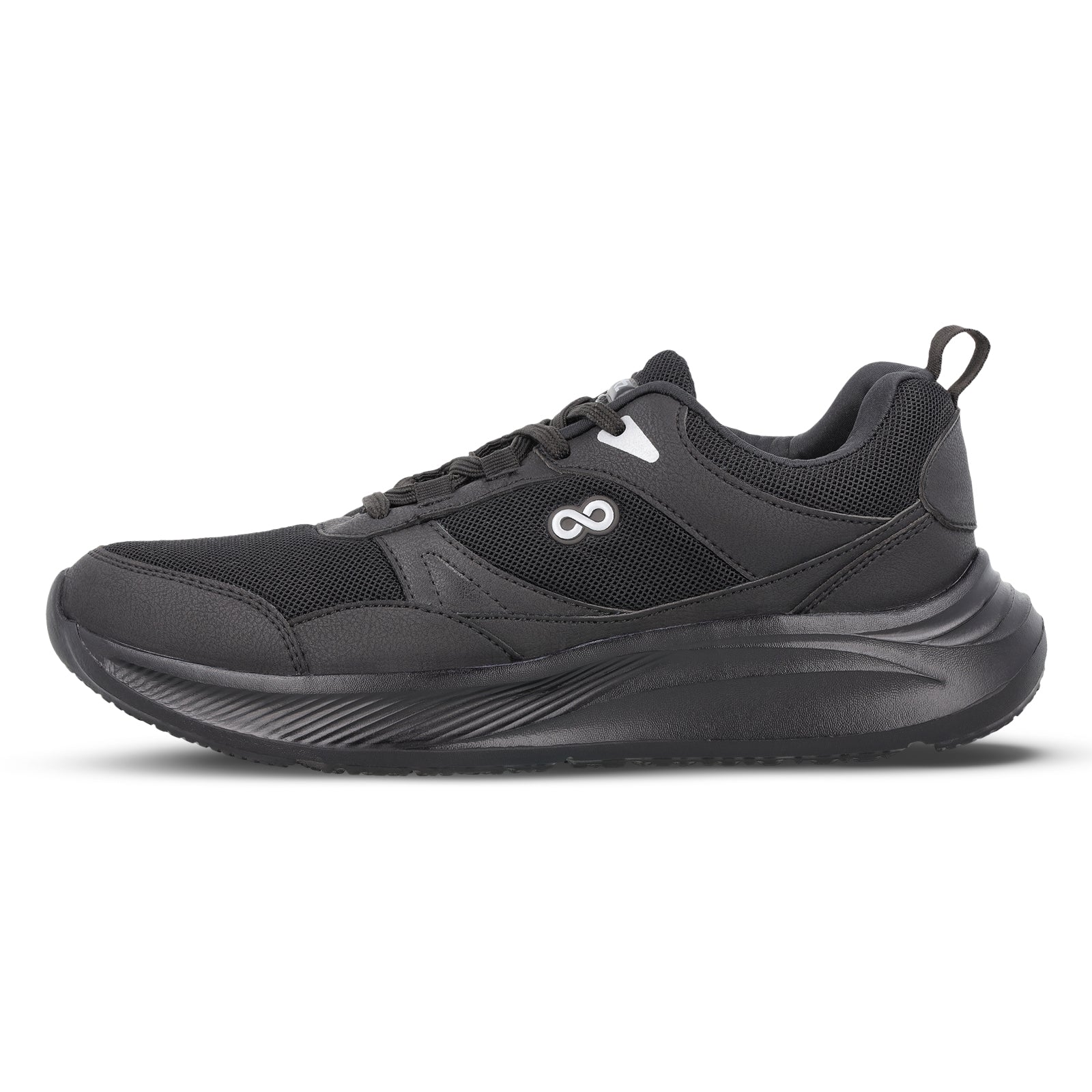 Men's Lace-up Sports Shoes - WS9625 Black