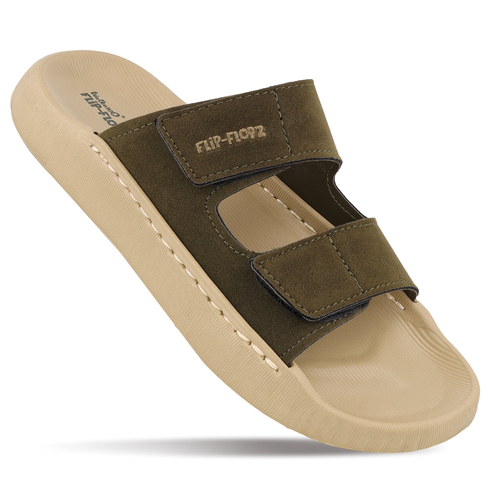 Men's Daily Wear Sandals - WE8821 Khaki Olive - Image 1