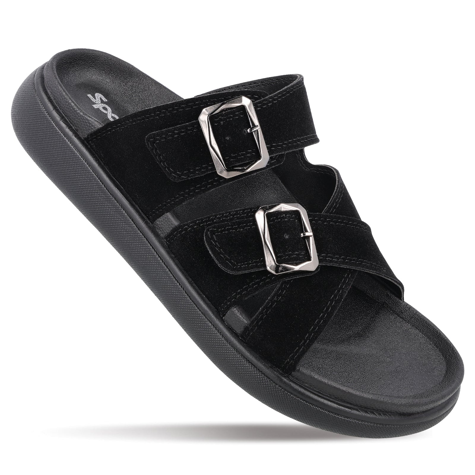 Men's Daily Wear Comfort Sandals - SGE28005 Black – Walkaroo Footwear