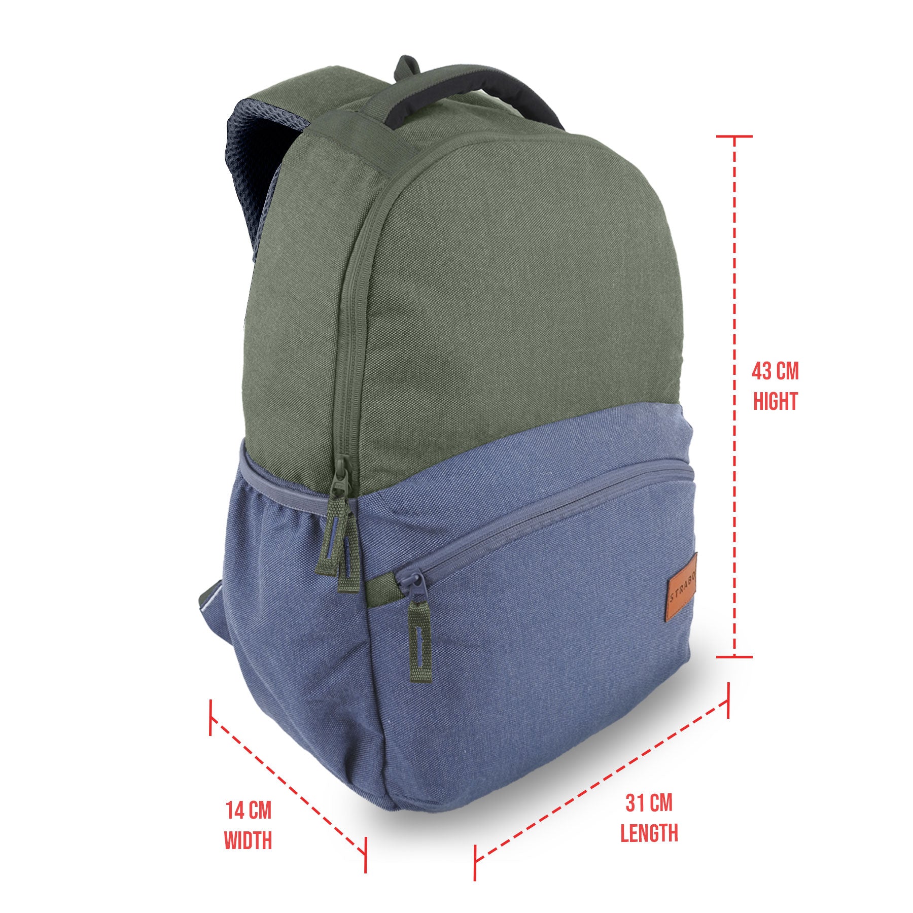 Strabo Cooper Laptop Bag - Colour Blue 20L Capacity - Strabo