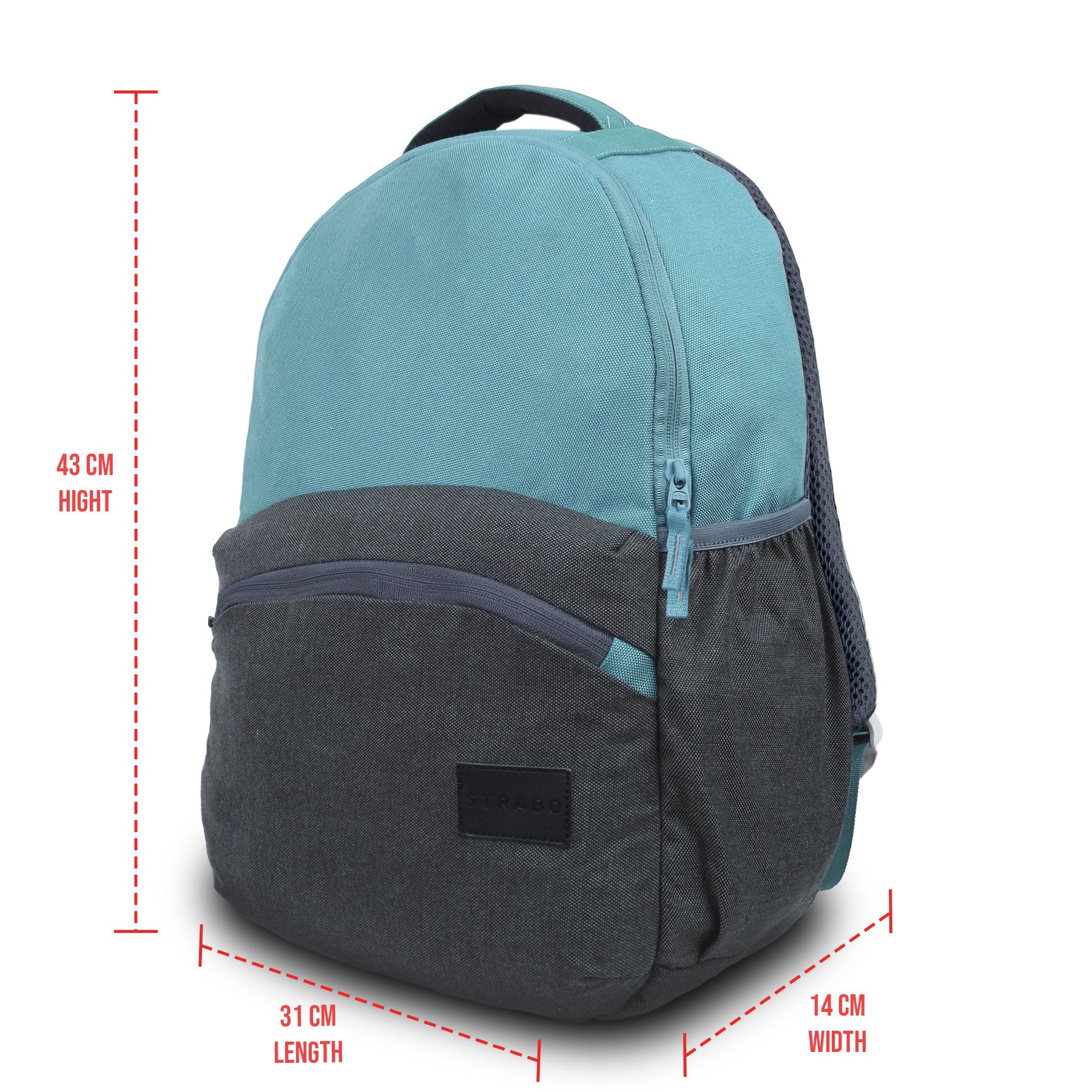 Strabo Cooper Laptop Bag - Colour Teal 20L Capacity - Strabo