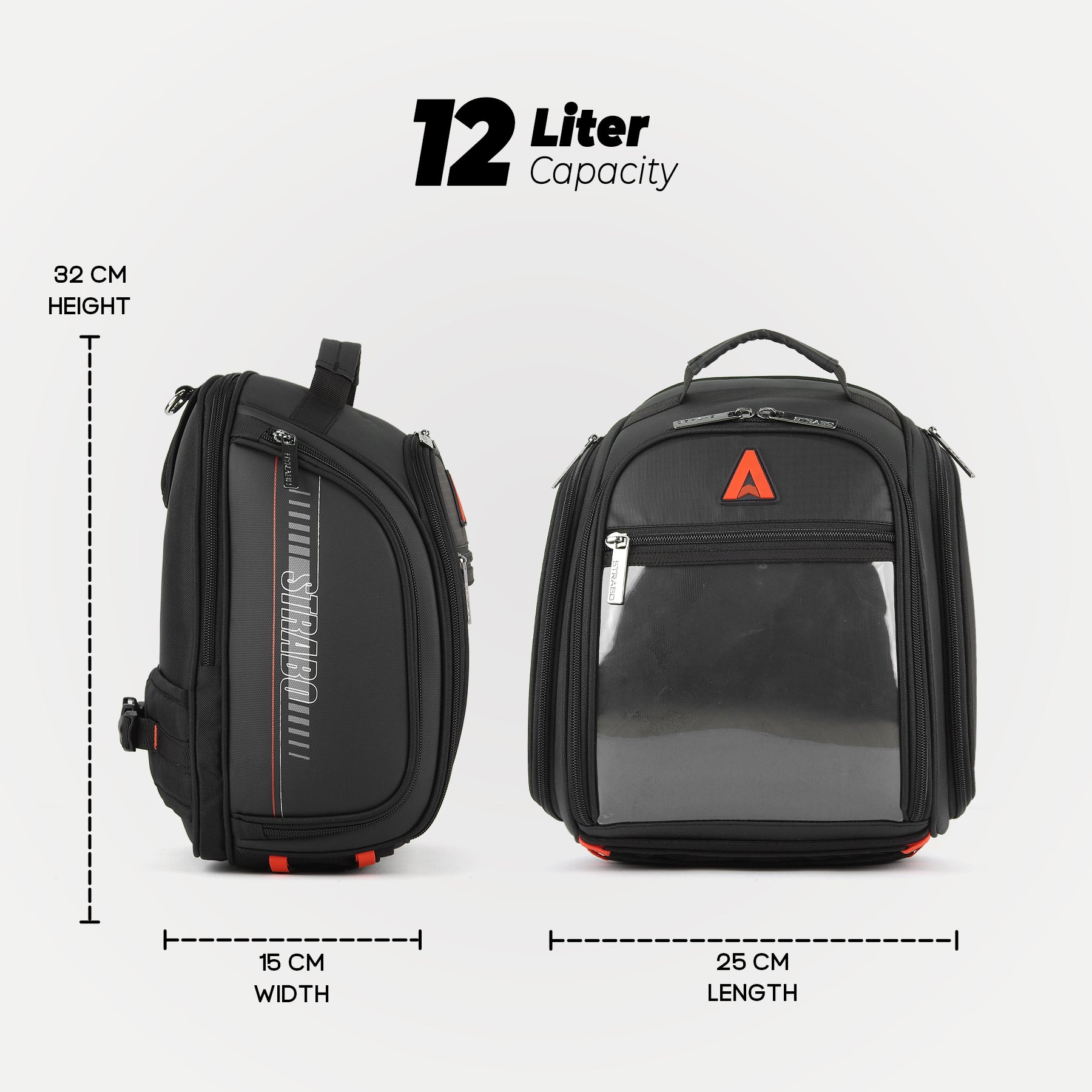 Rydex Motorcycle Tank Bag - Black