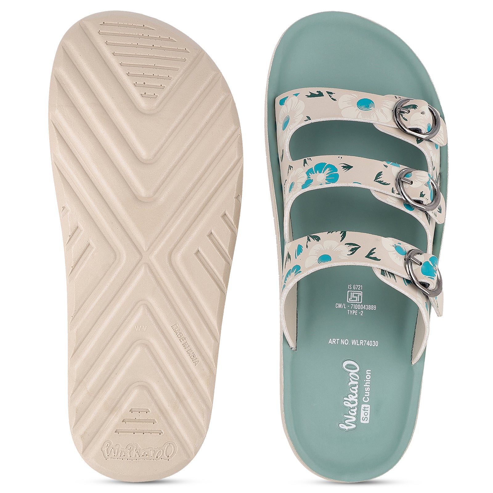 Women's Daily Wear Sandals - WLR74030 Turquoise Blue