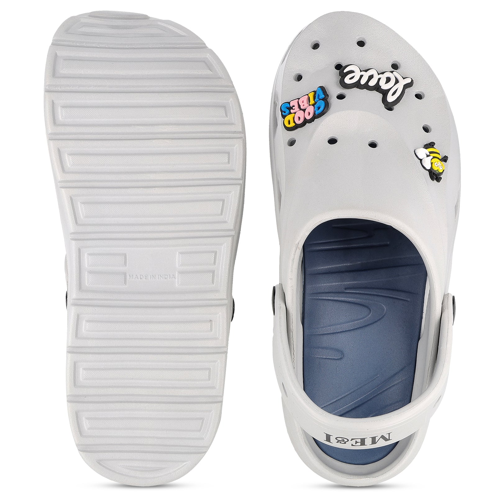 Women's Clogs - MI604 Light Grey