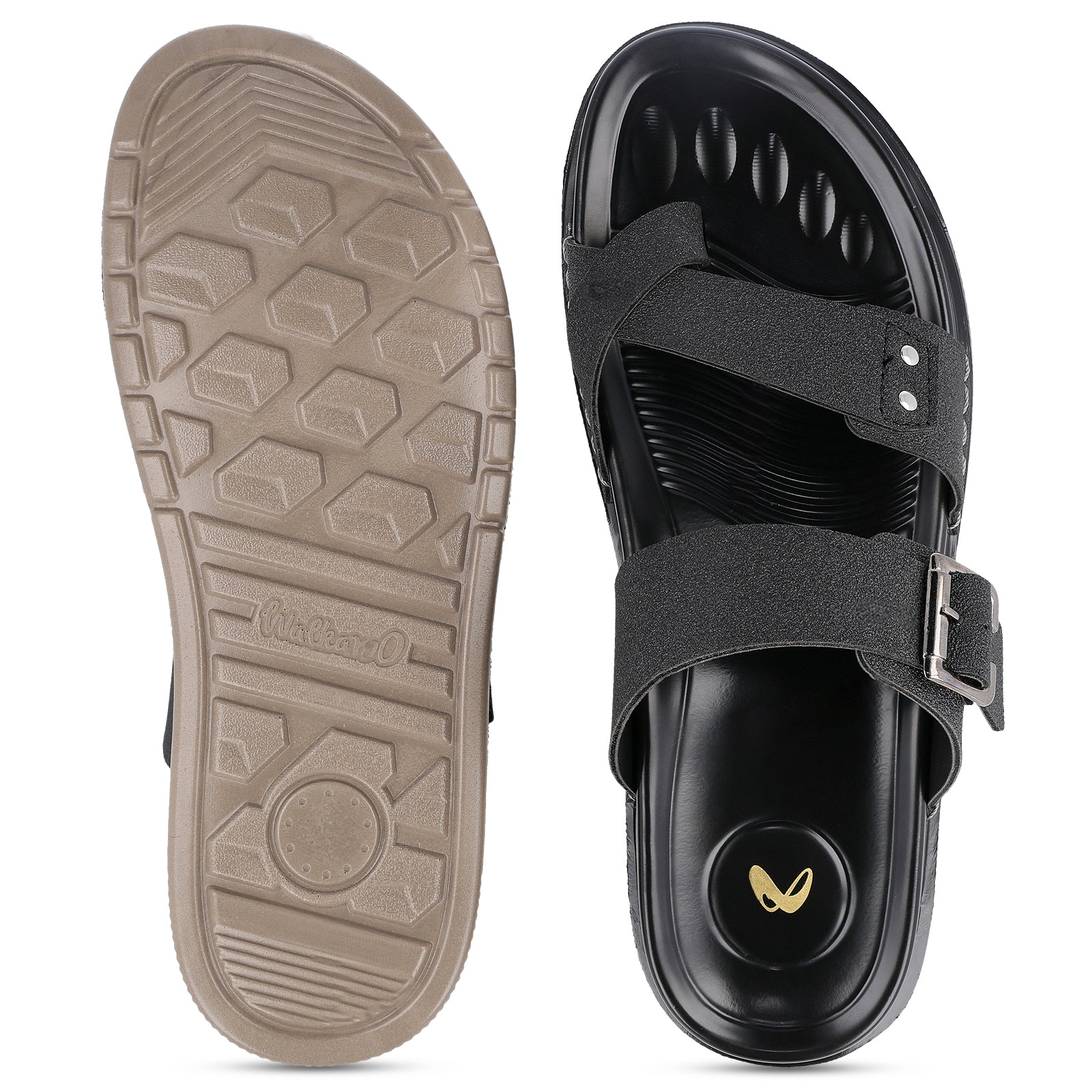 Men's Daily Wear Comfort Sandals - WGP53089 Black
