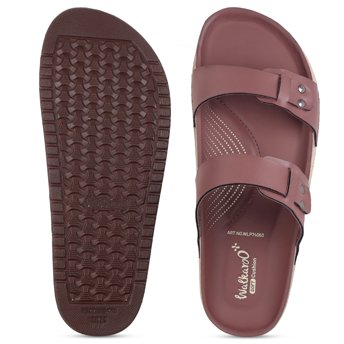 Women's Comfort Sandals - WLP74063 Crushed Berry