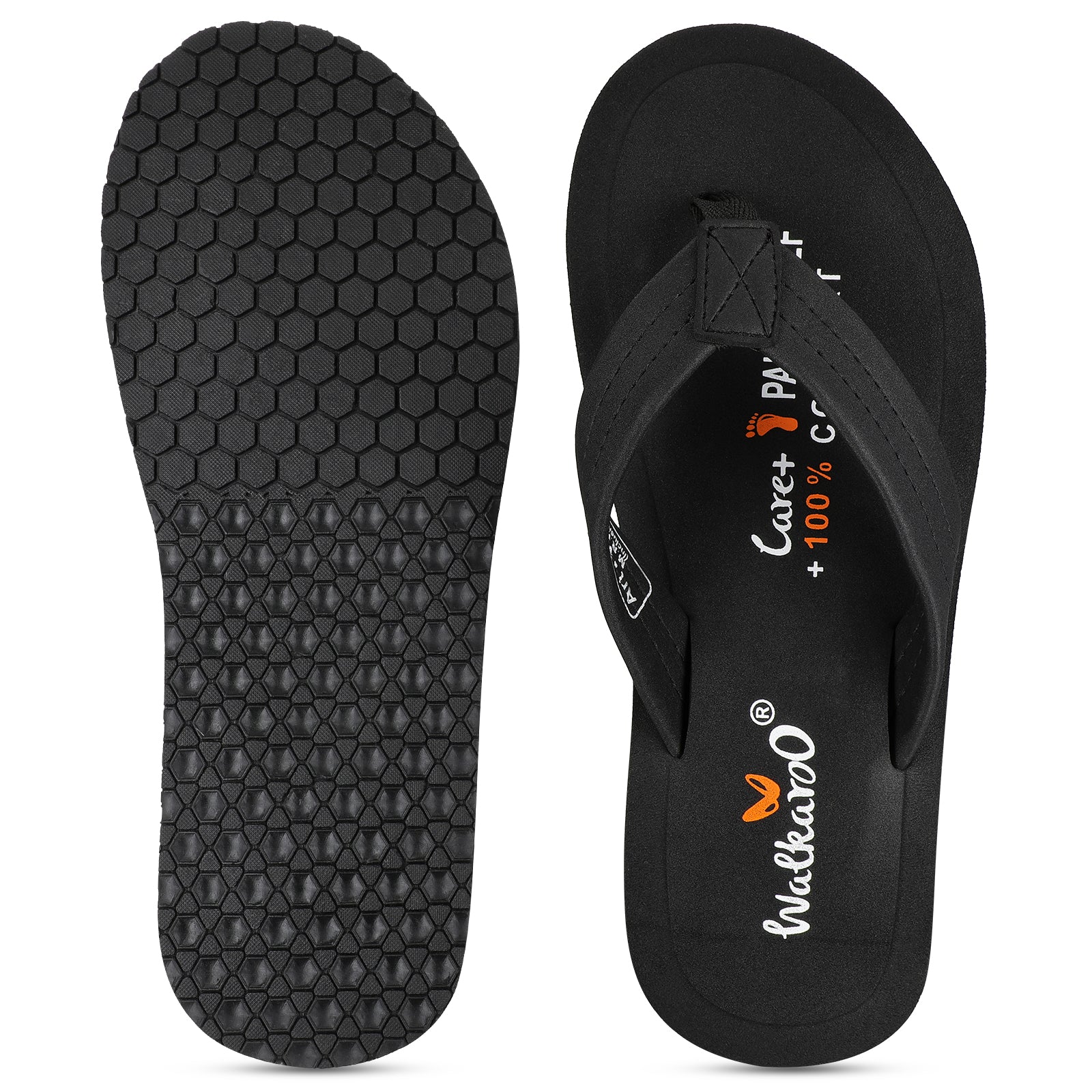 Men's Care Plus Flip-Flop  - WH3810 Black