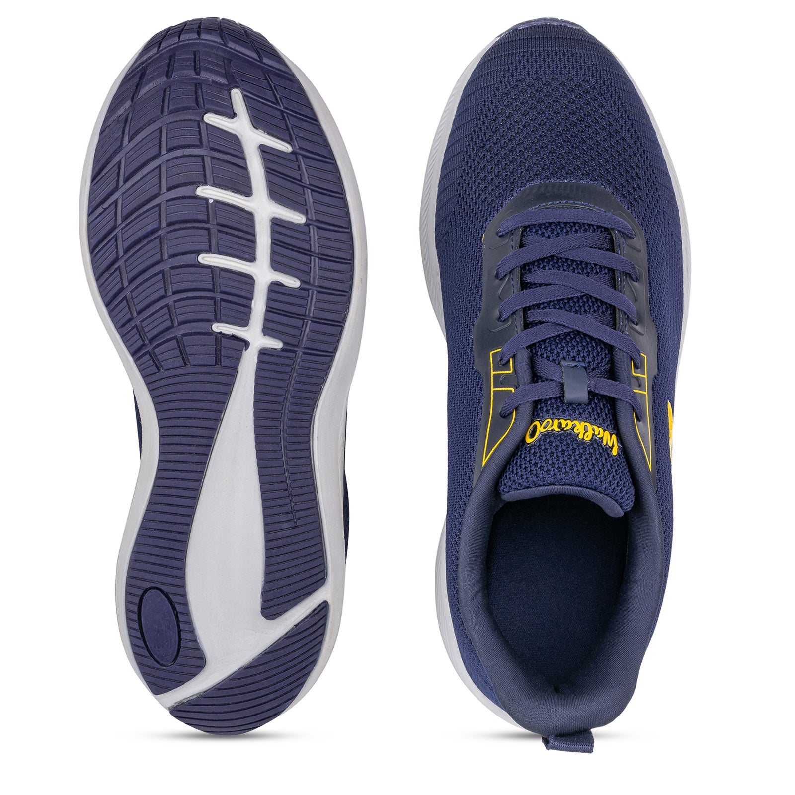 Men's Lace-up Sports Shoe - WS9090 Navy Blue