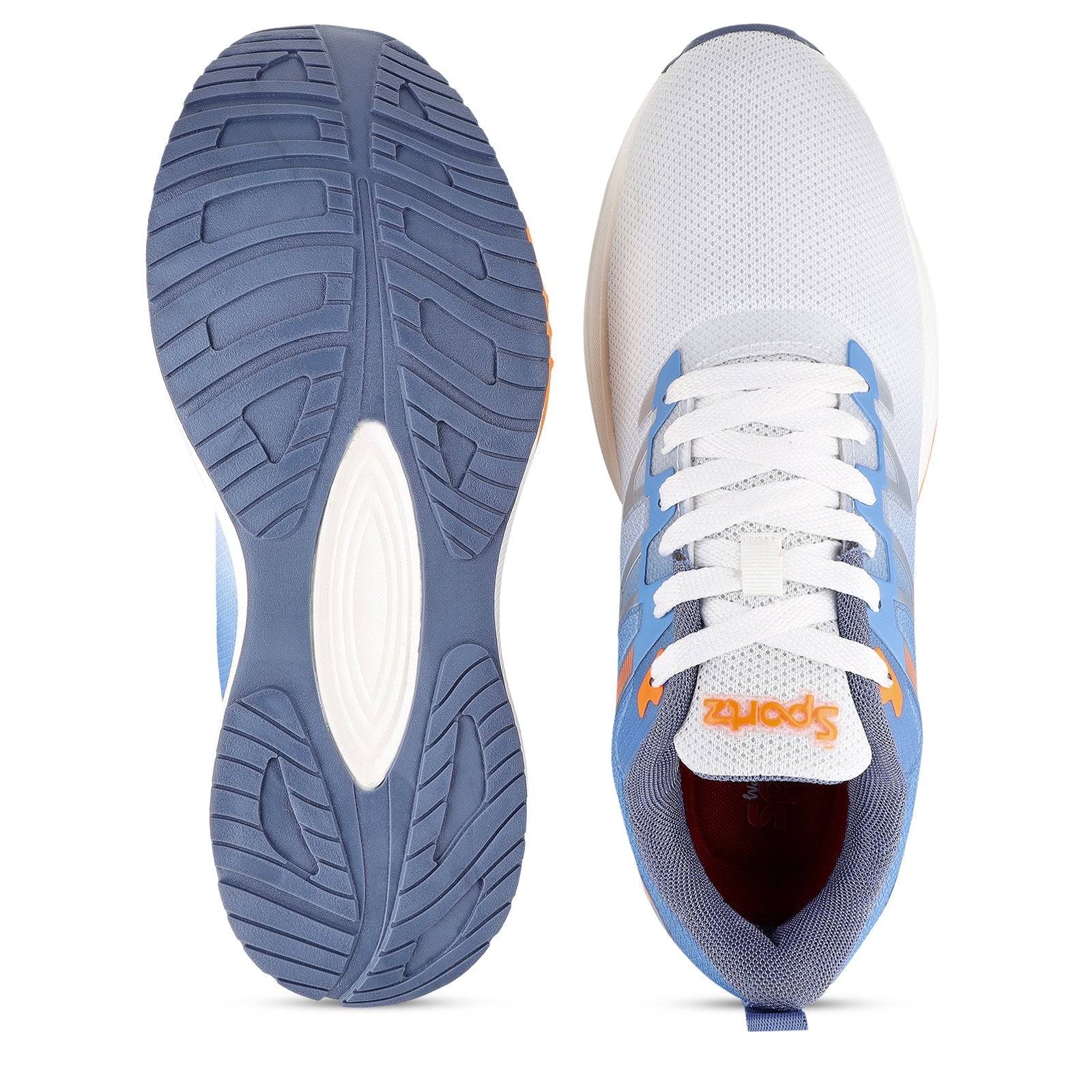 SAIGO Men's Lace-up Sports Shoes - WS9158 Blue Orange