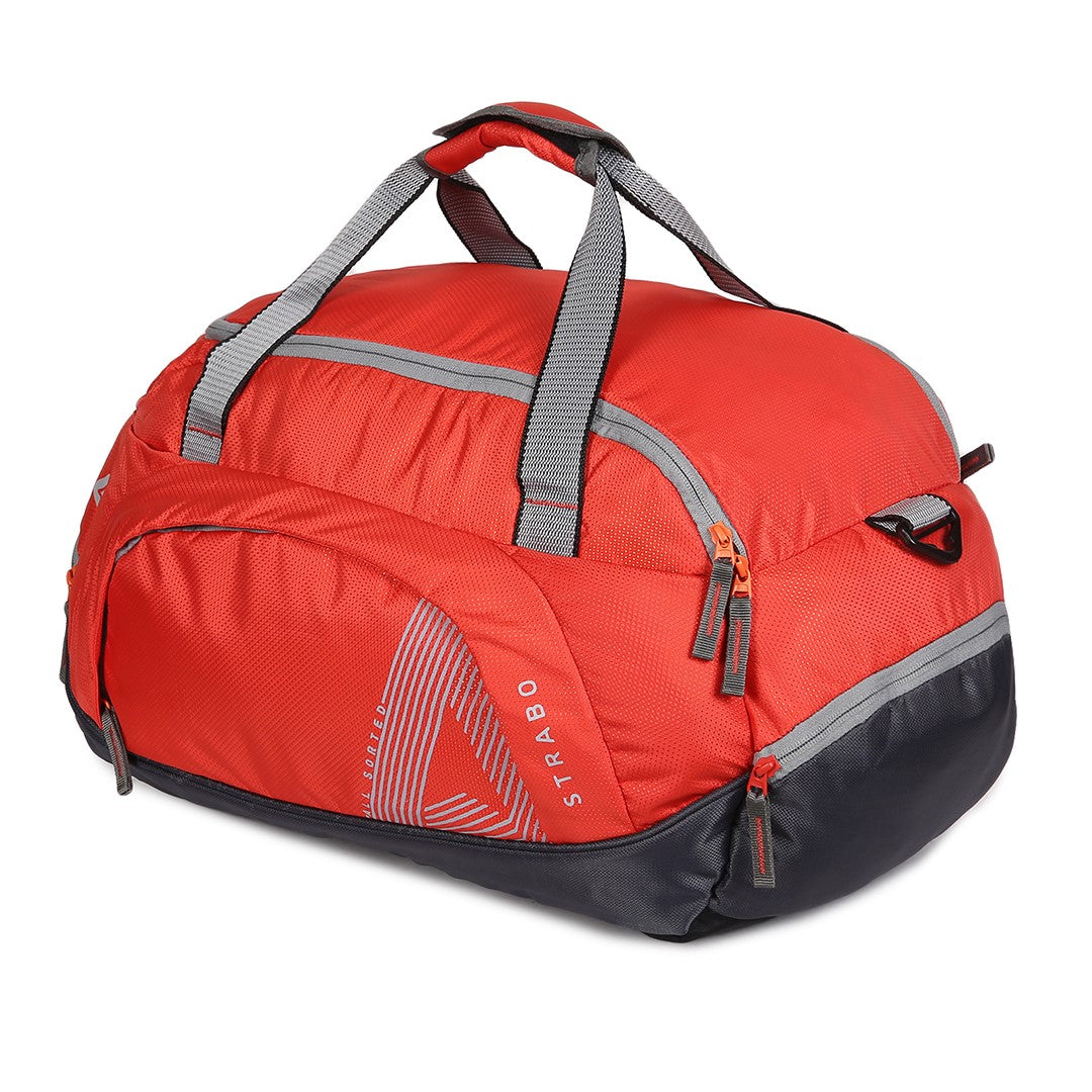 Strabo Columbia Travel Duffel Bag - Colour Orange Water Resistant - Strabo