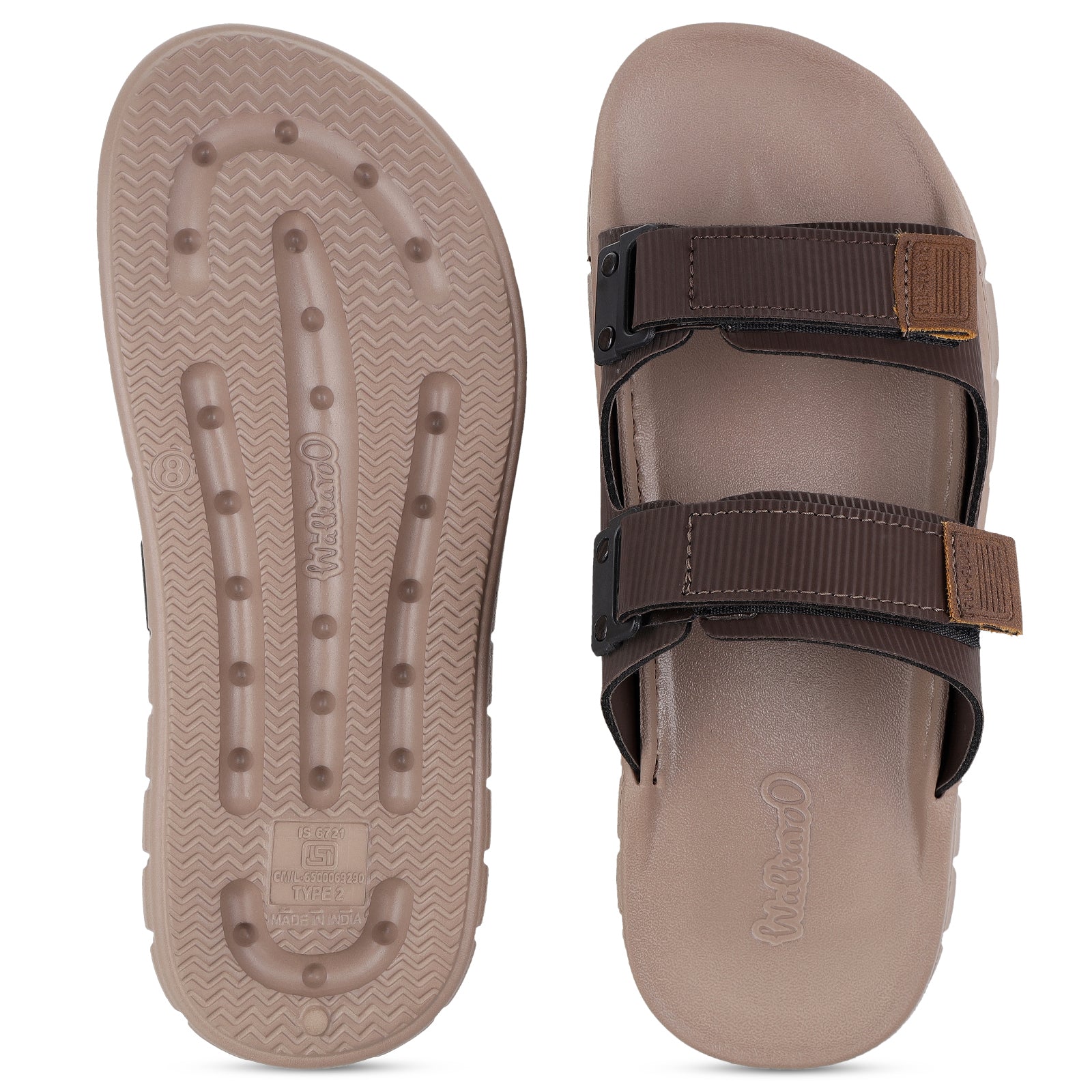 Men's Daily Wear Sandals - WE8847 Dark Greige