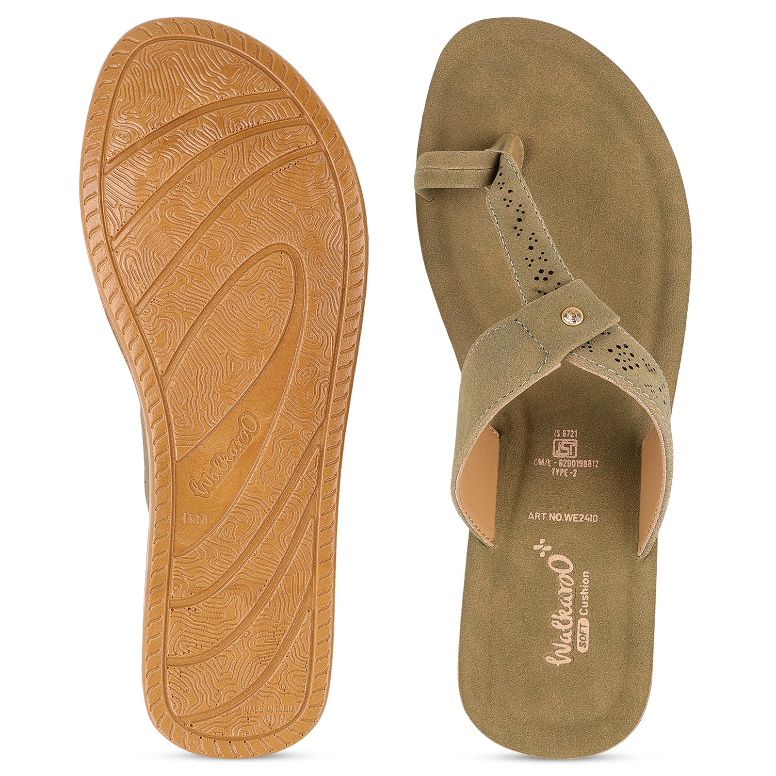 Women's Daily Wear Sandals - WE2410 Olive