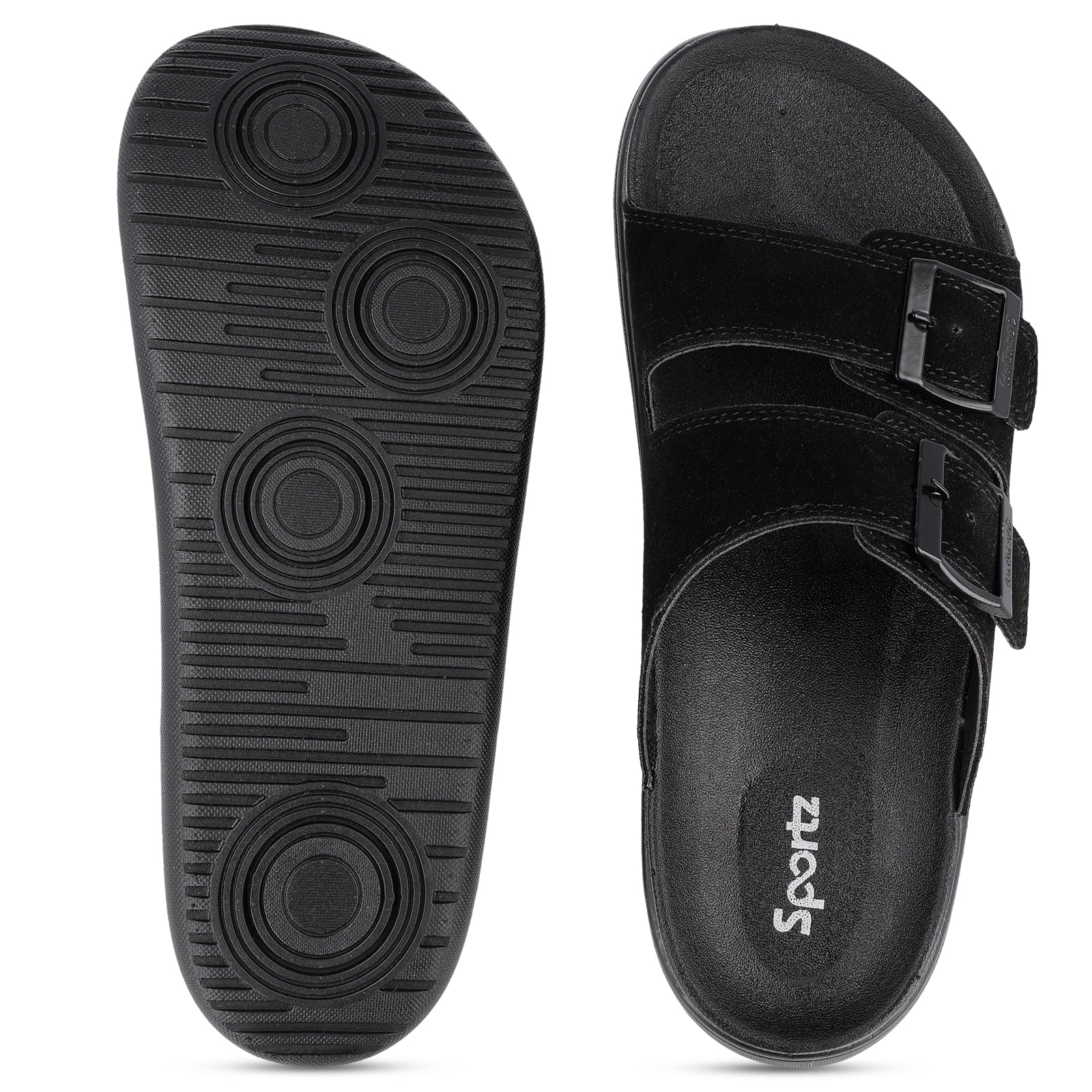 Men's Daily Wear Comfort Sandals - SGE28007 Black