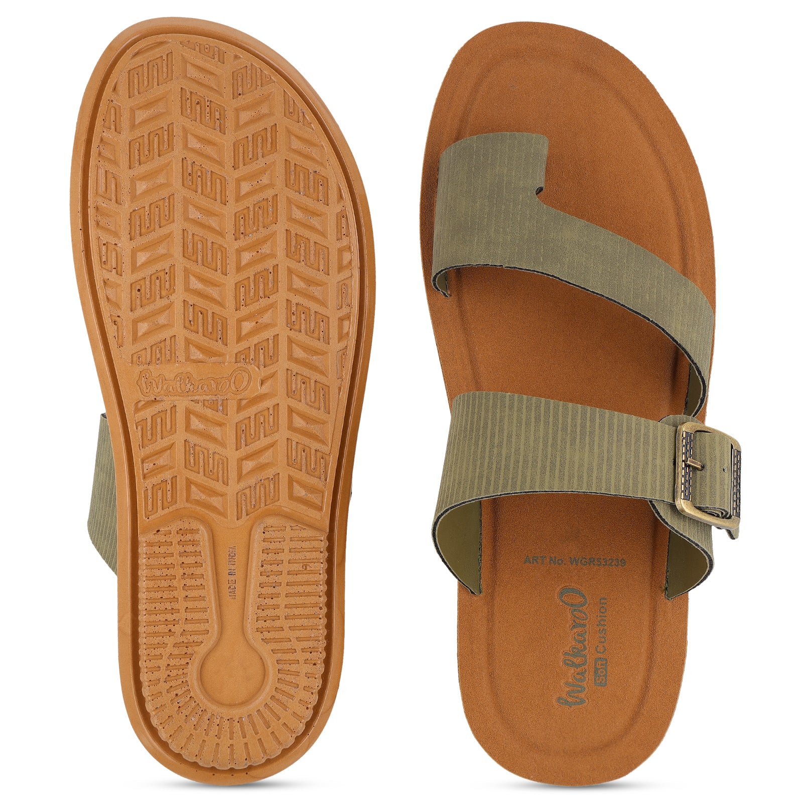 Men's Daily Wear Sandals - WGR53239 Olive