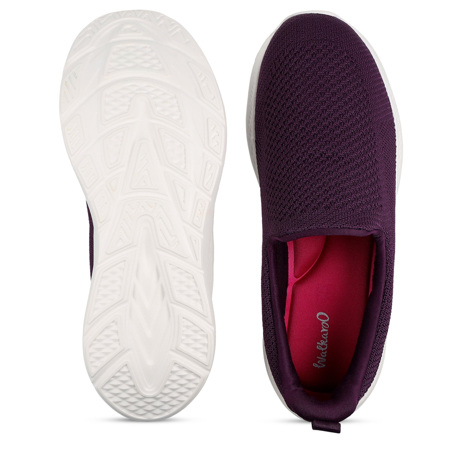 Women's Slip-on Sports Shoe - WS3267 Purple