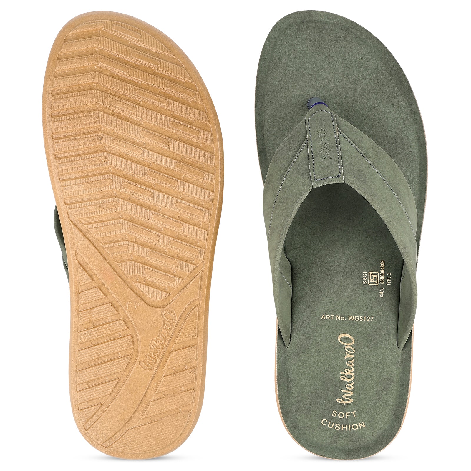 Men's Daily Wear Sandals  - WG5127 Sage Green