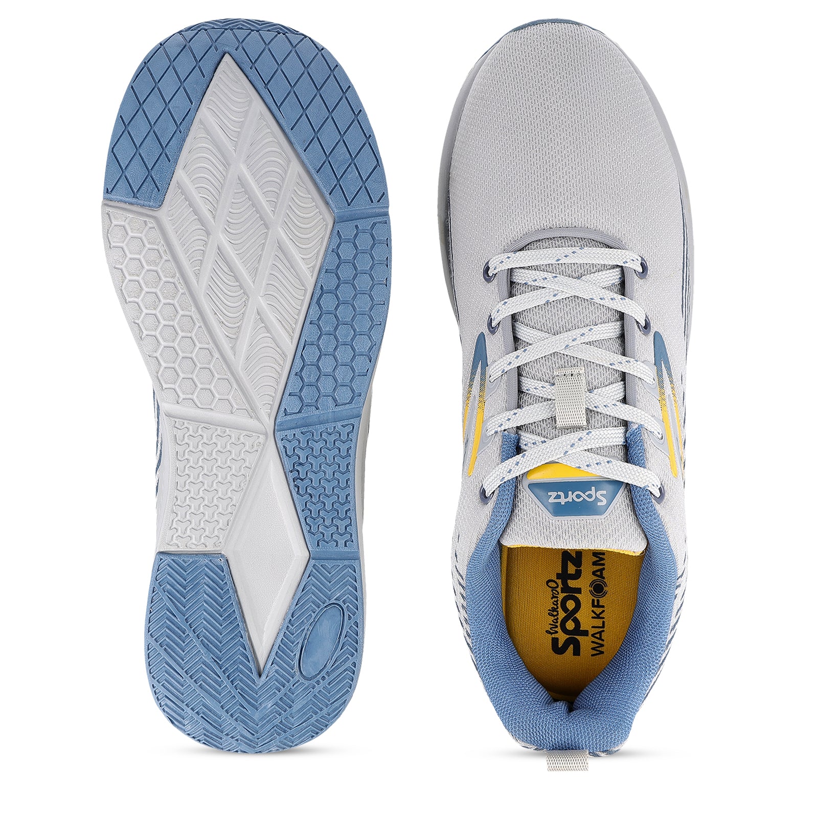 ALTON Men's Lace-up Sports Shoe - WS9616 Light Grey